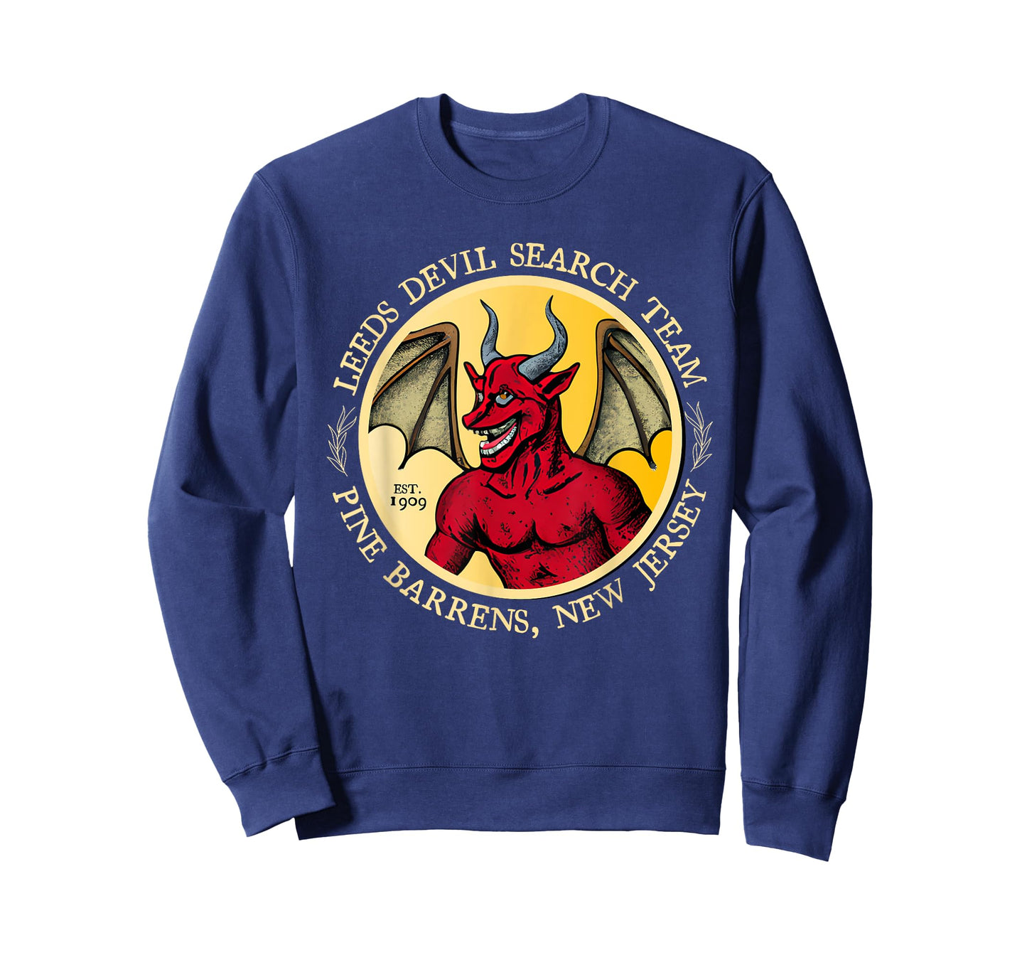 Leeds Devil Search Team Est 1909 Pine Barrens New Jersey T-Shirt
