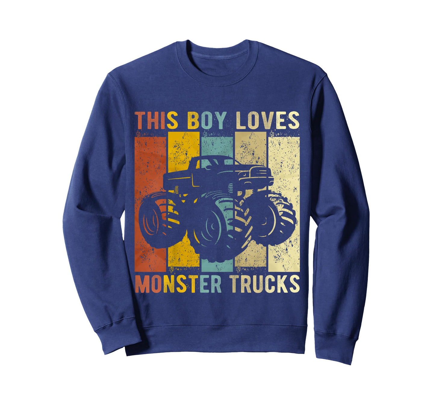 Kids This Boy Loves Monster Trucks Boys Monster Truck T-Shirt