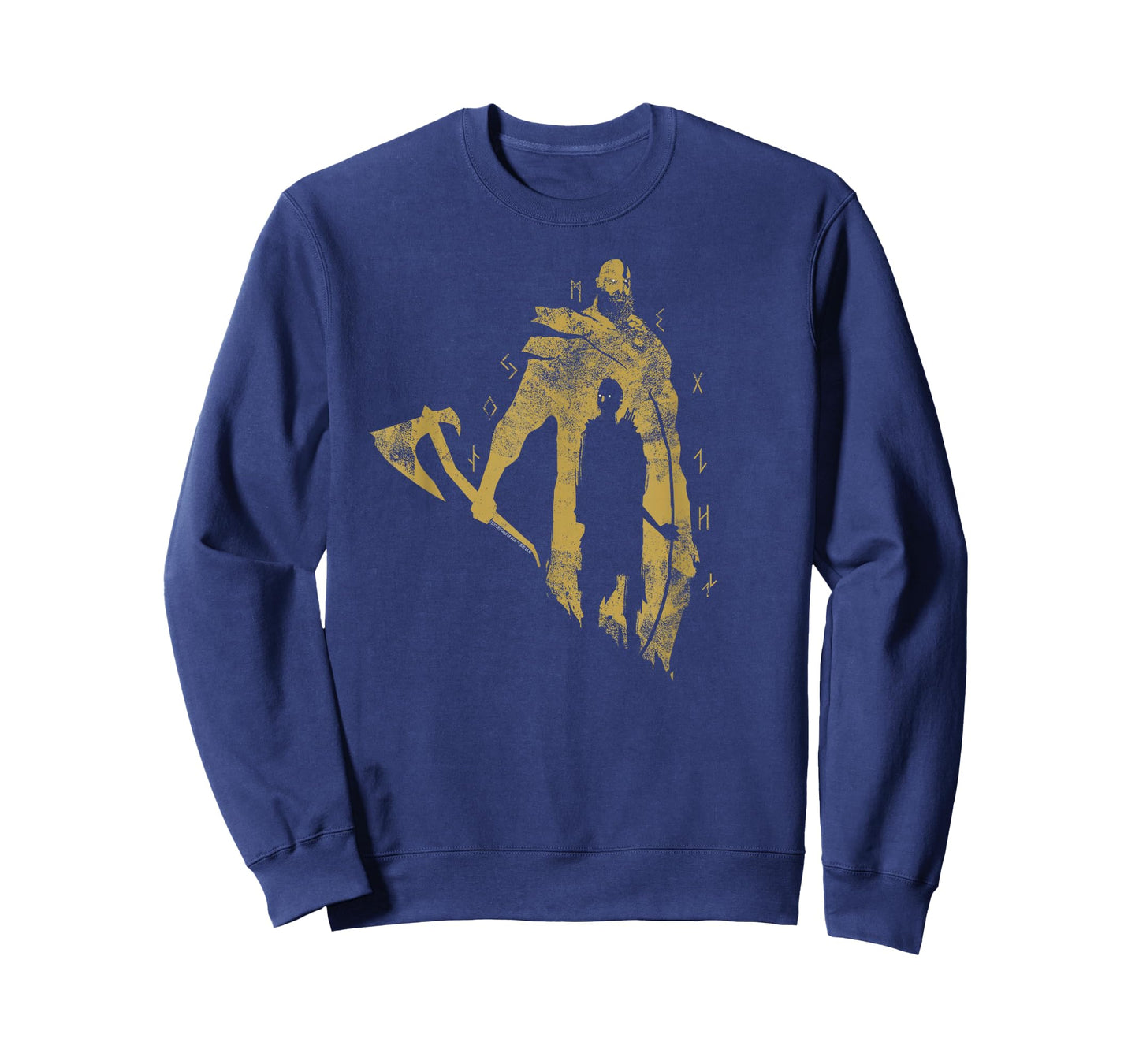 God of War Kratos and Atreus One Color Gold T-Shirt