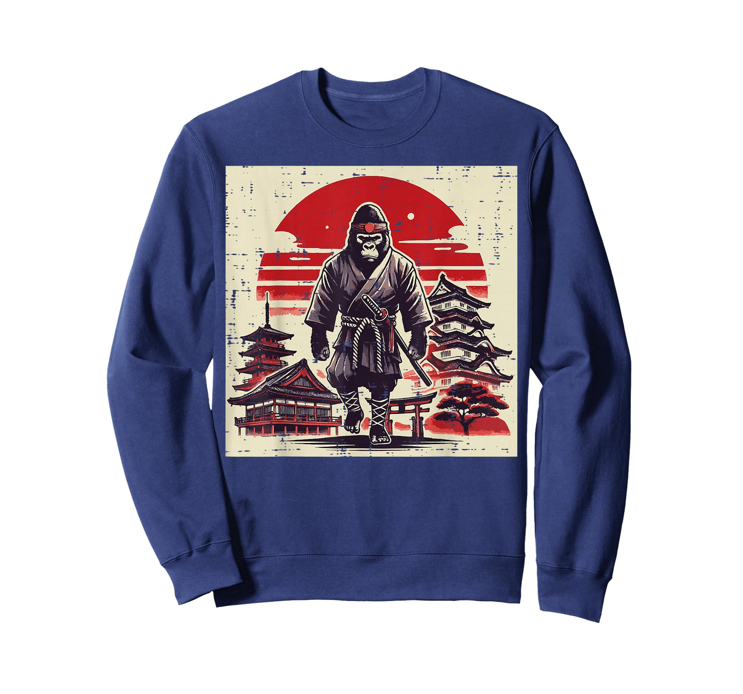 Bigfoot Samurai Kimono Japanese Sasquatch Men Women Kids T-Shirt