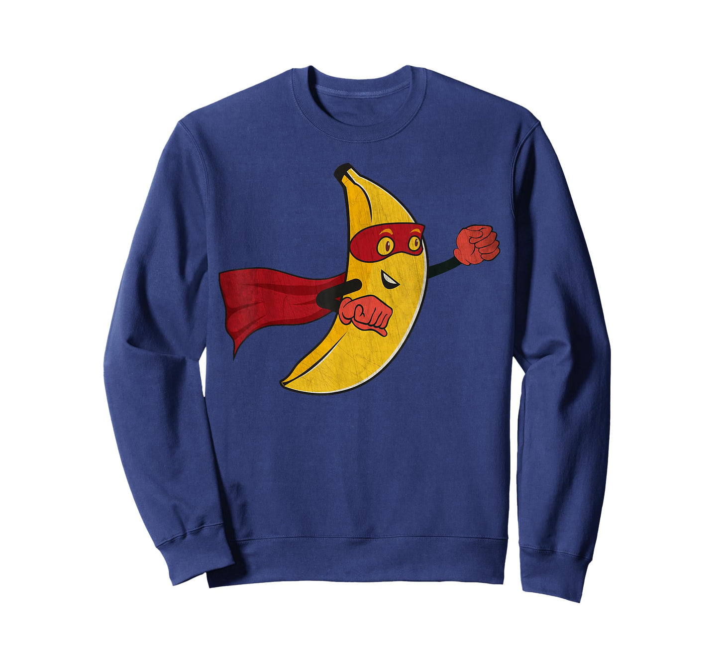 Funny Banana Superhero Cartoon Hero Fruit Avenger Costume T-Shirt