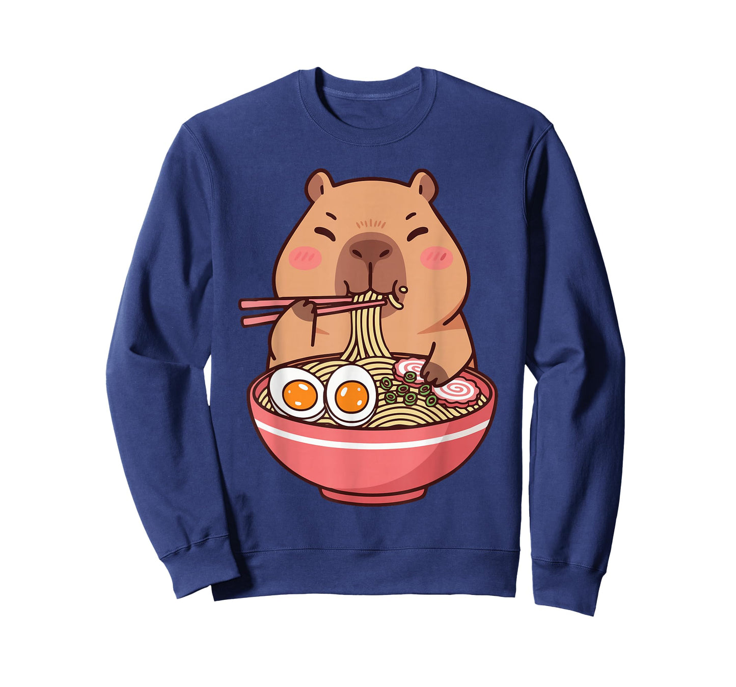 Cute Capybara Ramen Kawaii Kids Boys Girls Cool Anime Teen T-Shirt