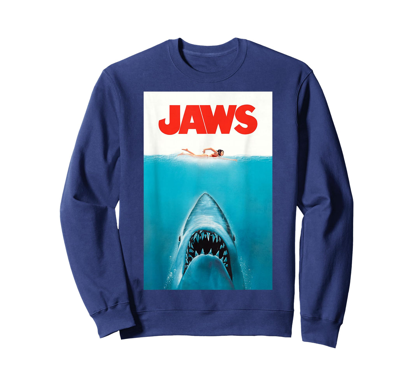 Jaws 50th Anniversary Poster Classic Front & Back T-Shirt