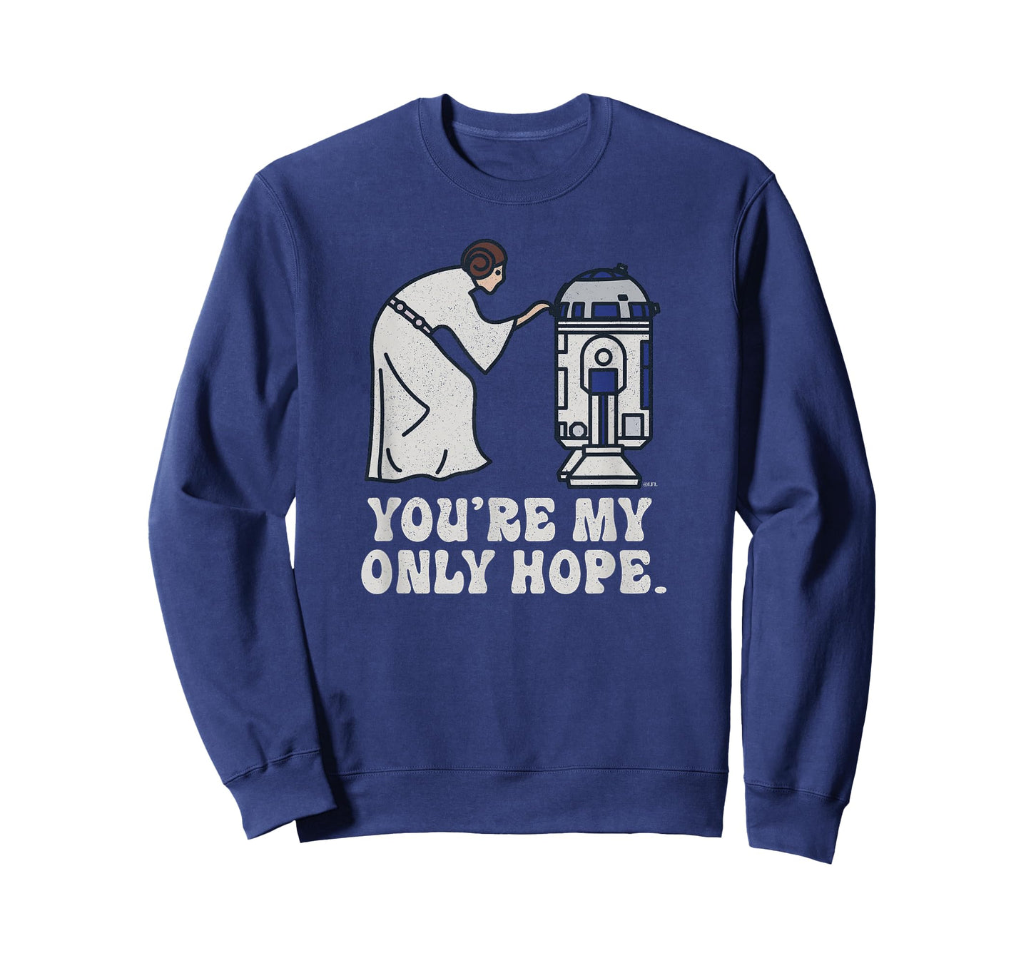 Star Wars Princess Leia R2-D2 You’re My Only Hope Retro T-Shirt