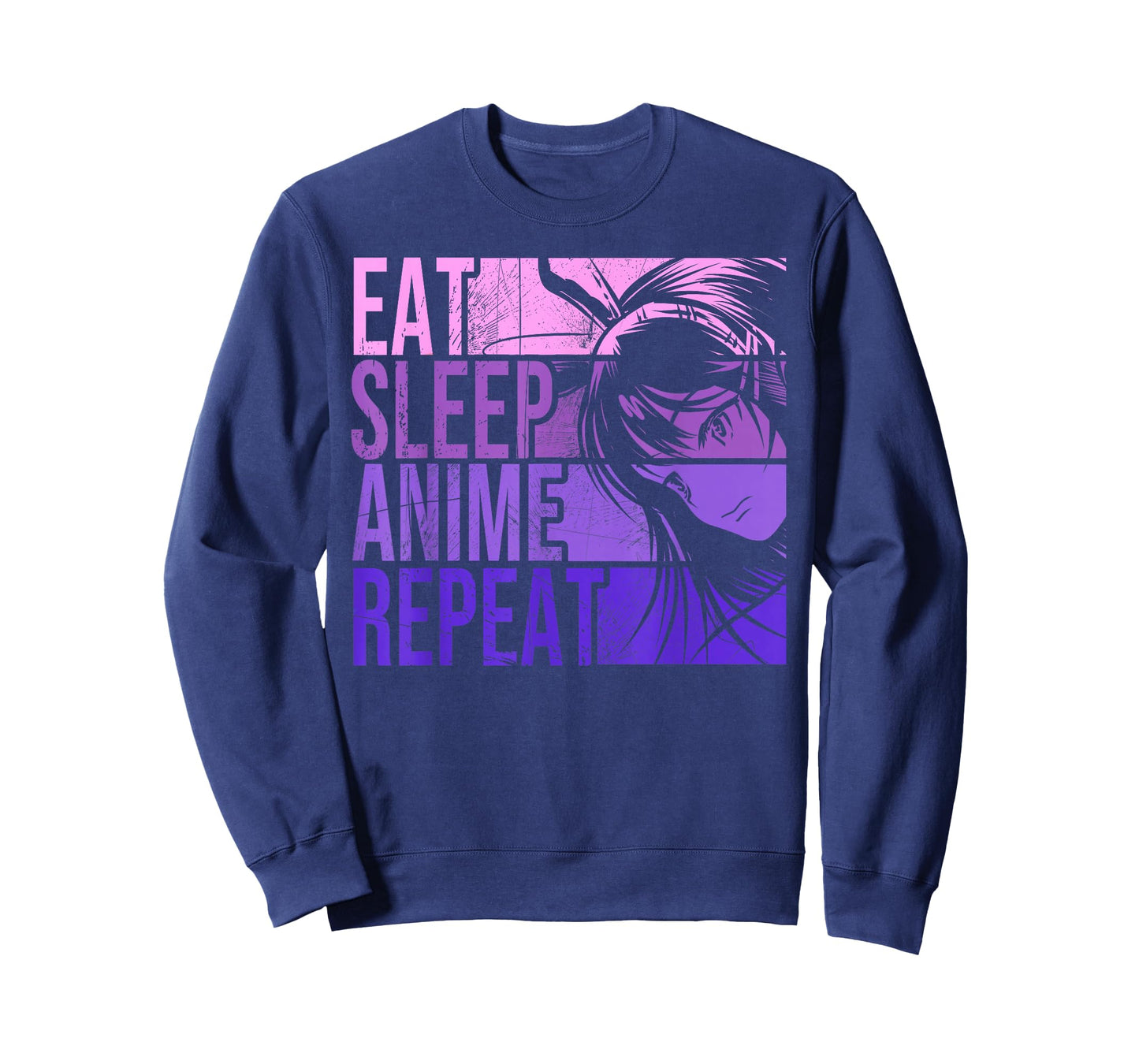 Eat Sleep Anime Repeat - Anime Lovers Gifts Idea Girls T-Shirt