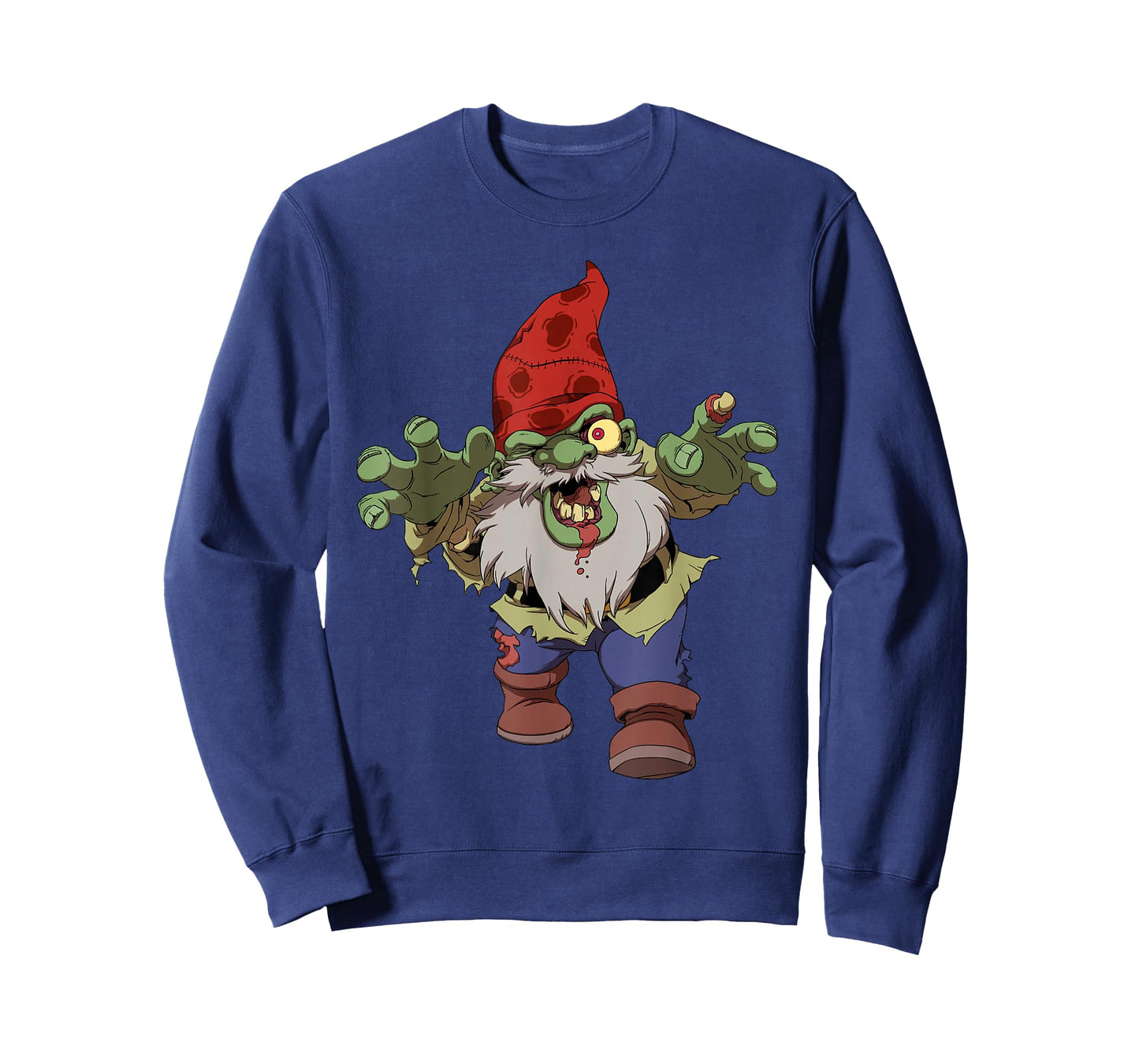 Zombie Gnome Funny Halloween Men Women T-Shirt