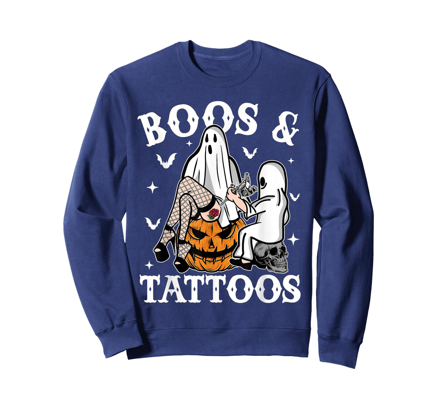 Ghosts Pumpkin Tattoo Artist Halloween Boos And Tattoos T-Shirt