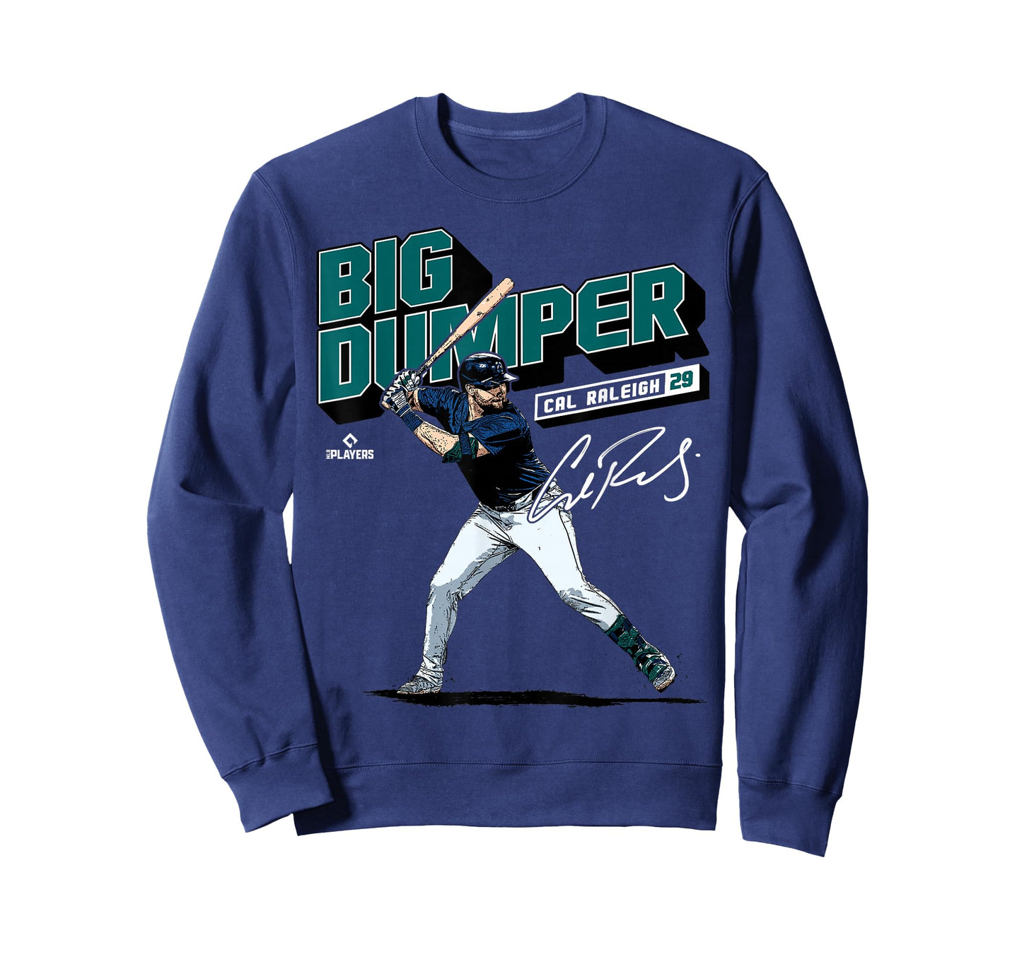 Cal Raleigh | Seattle MLB Baseball Players | MLBCRA205M T-Shirt