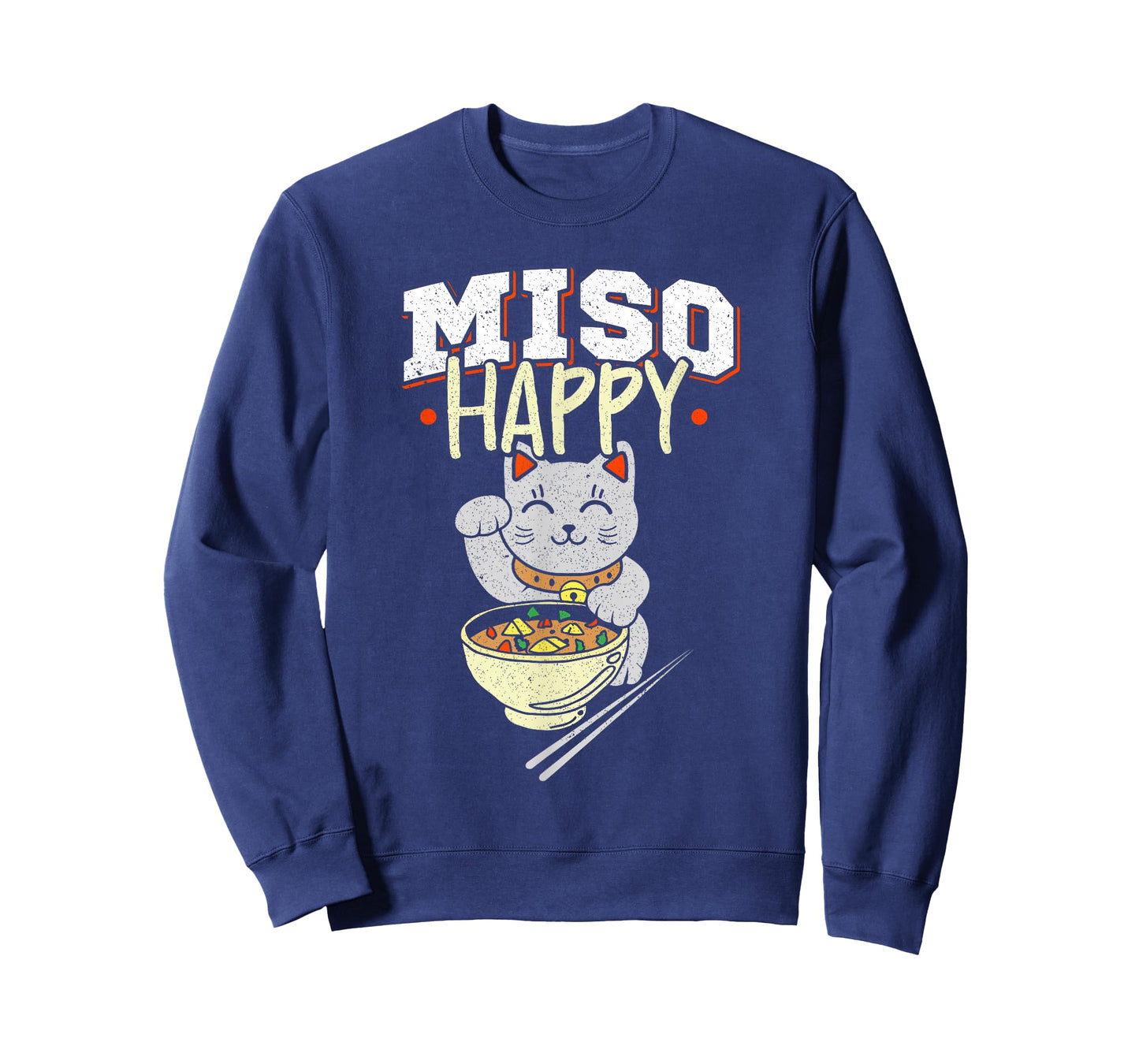 Miso Happy - Japanese Food & Cat Lover Pun T-Shirt T-Shirt