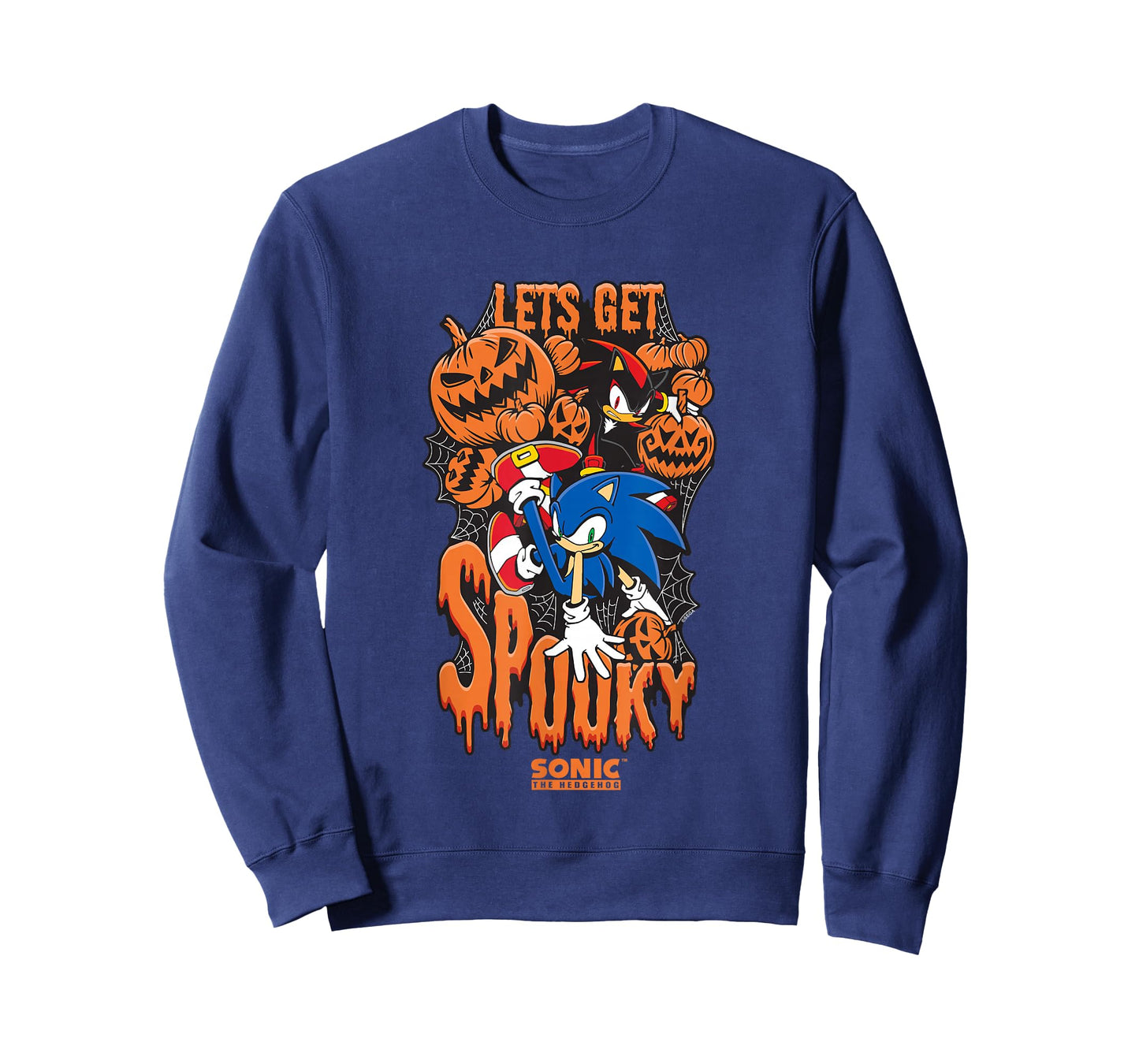 Sonic The Hedgehog Halloween Let's Get Spooky Sonic & Shadow T-Shirt