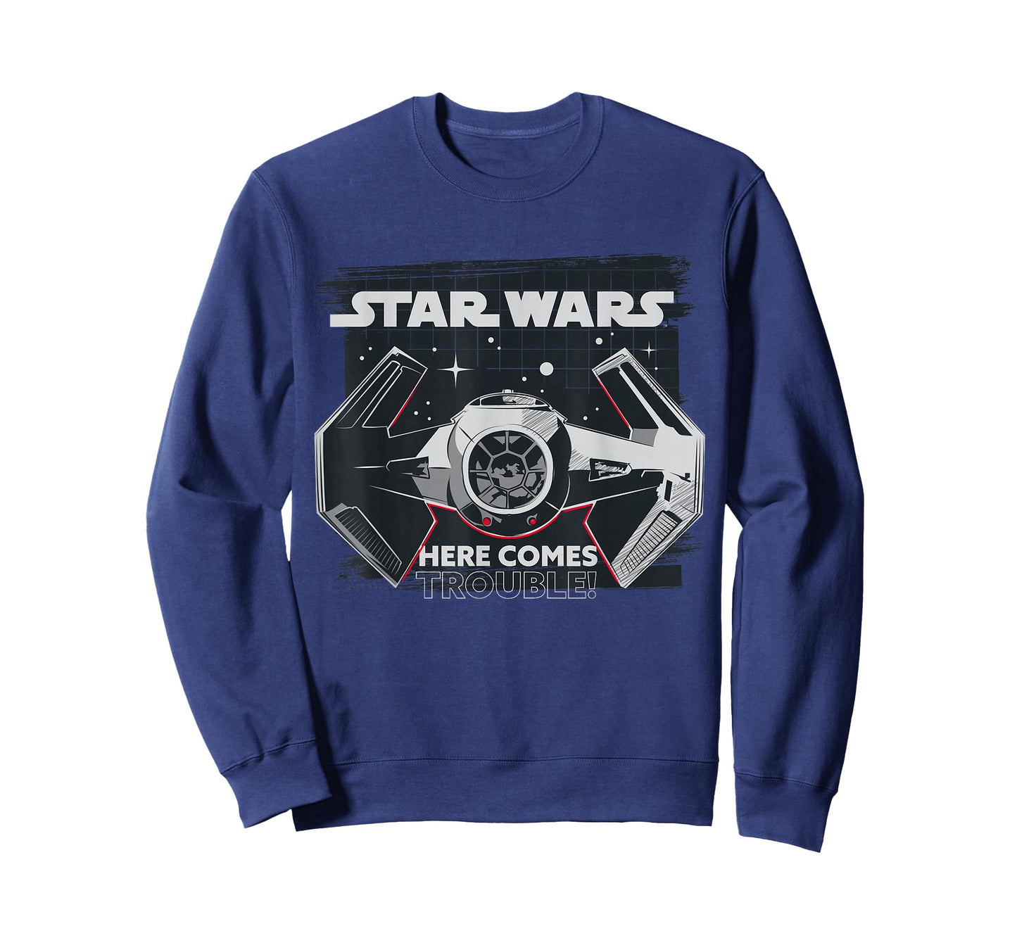 Star Wars Classic Empire TIE Fighter Here Comes Trouble T-Shirt
