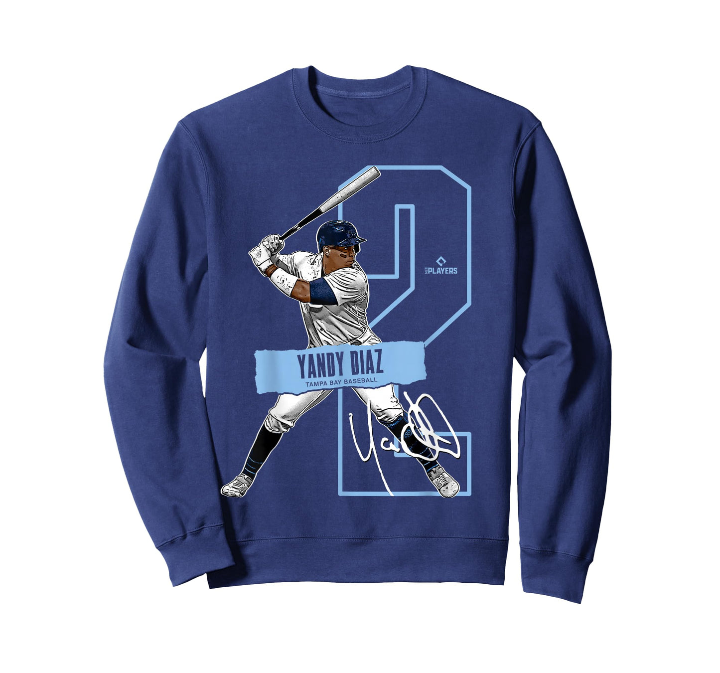 Yandy Díaz | Tampa Bay Baseball Players | MLBYAN302N T-Shirt