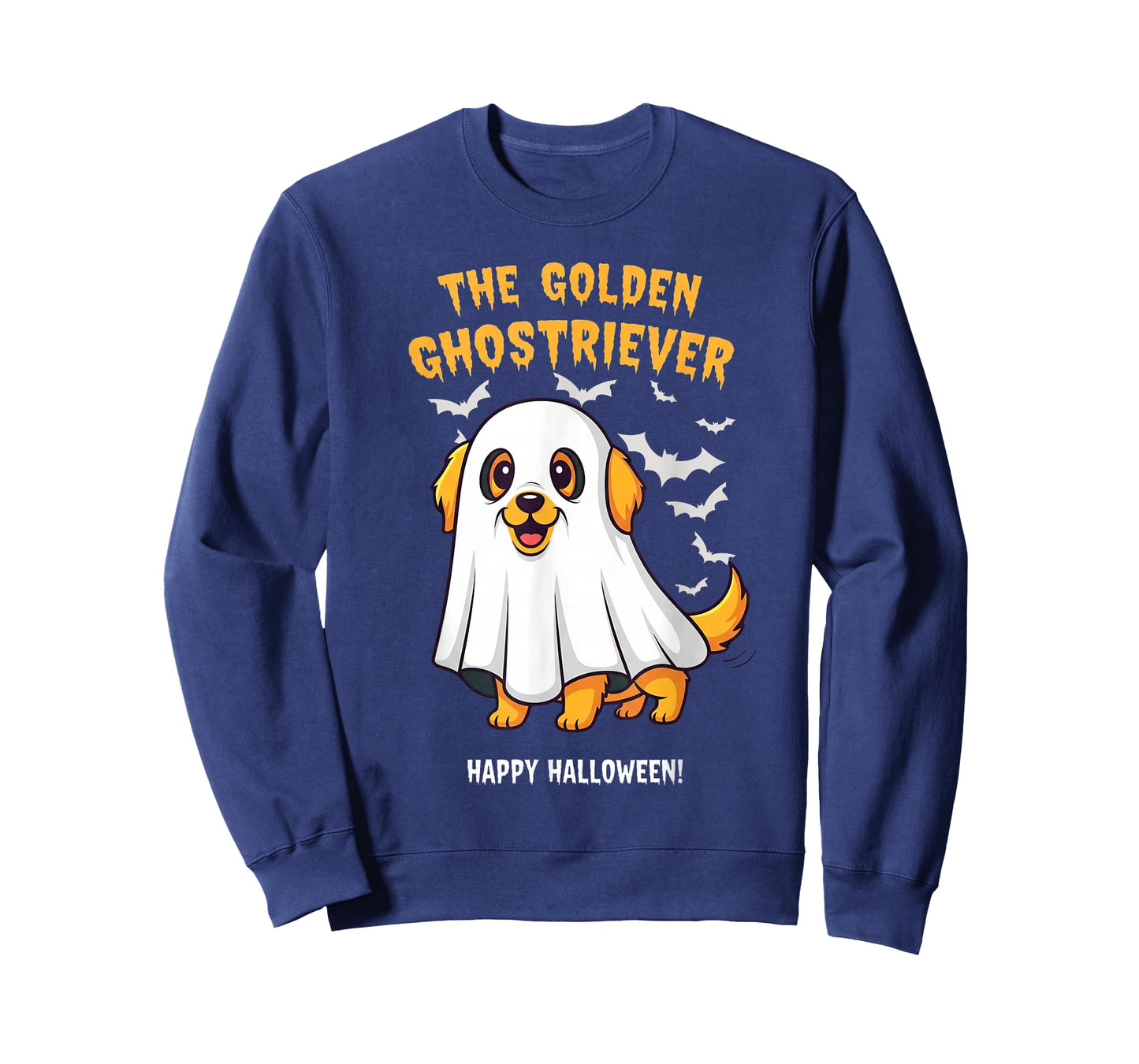 Halloween Ghostriever Funny Golden Retriever Dog Ghost Mom T-Shirt