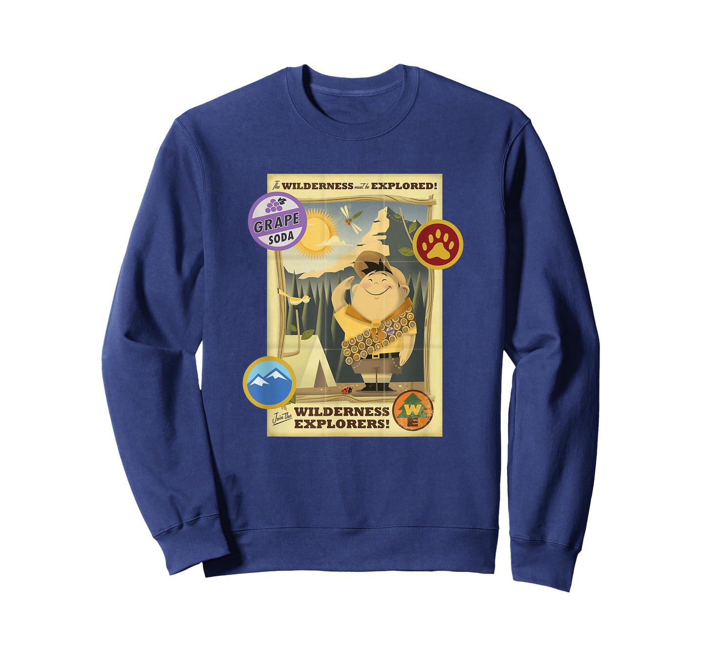 Disney Pixar Up Join The Wilderness Explorers Vintage Poster T-Shirt