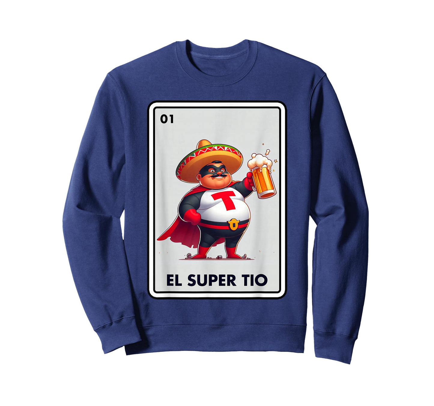 Mexican Uncle Drinking Lover Tio El Tio Mexican Bingo Card T-Shirt