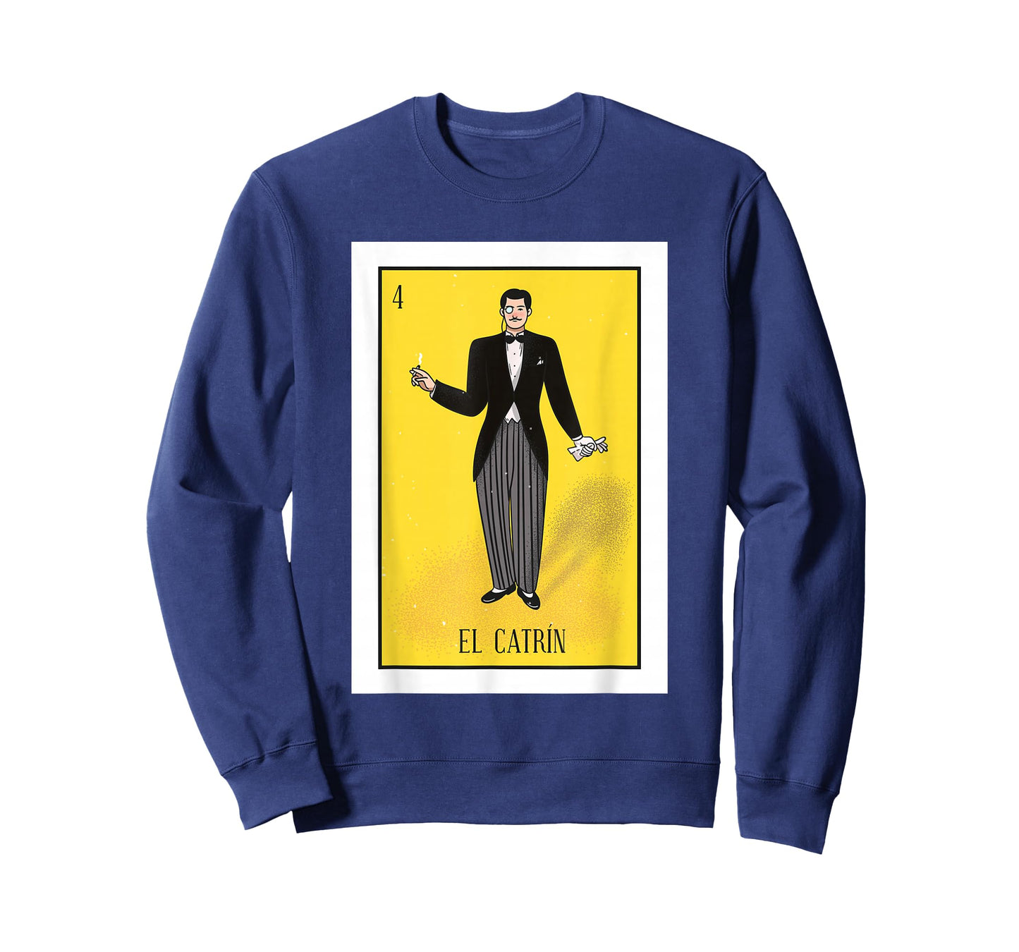 El Catrin Lottery Gift The Gentleman Card Mexican Lottery T-Shirt