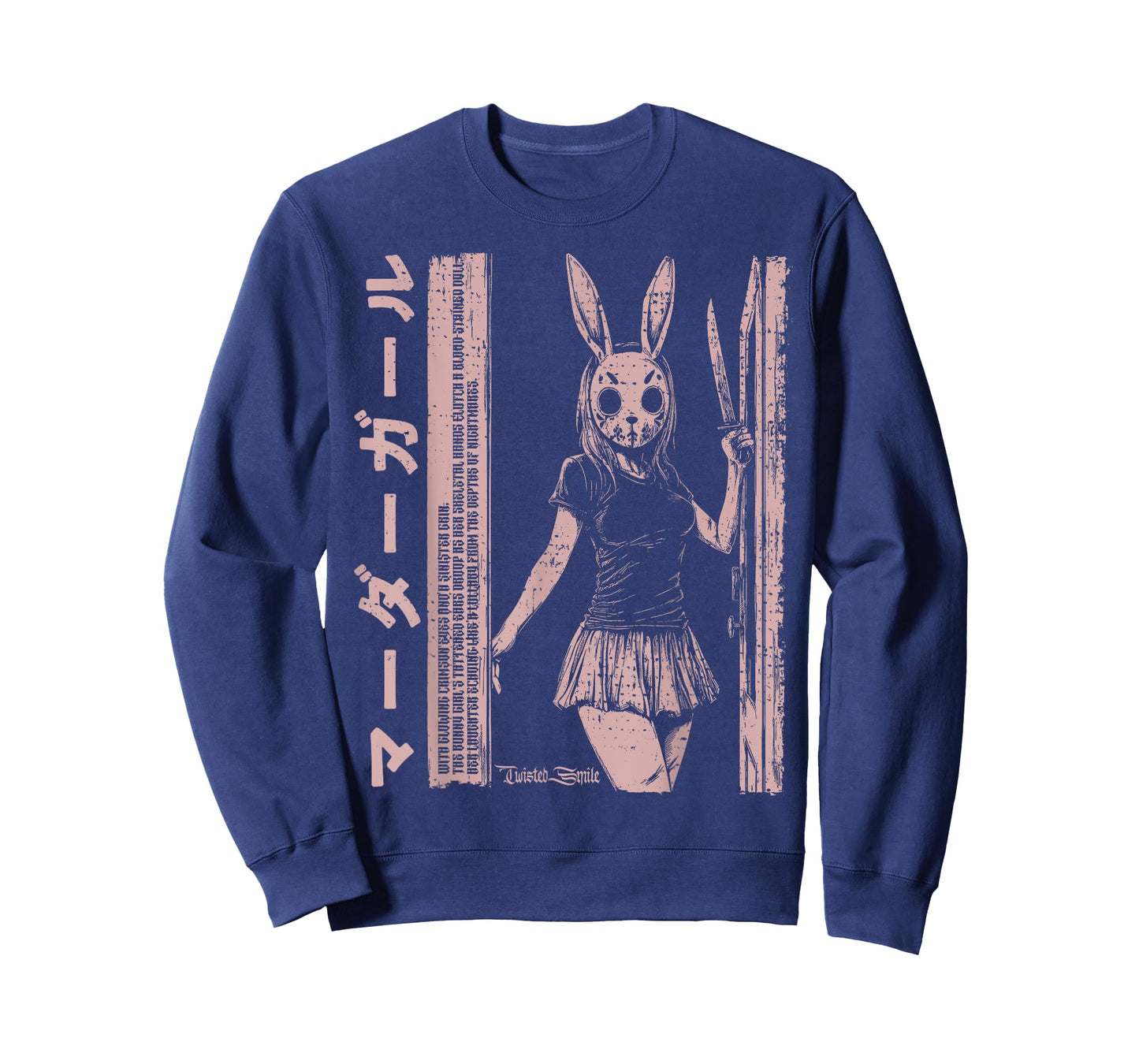 Anime Horror Bunny Aesthetic Soft Grunge Waifu Japanese Girl T-Shirt