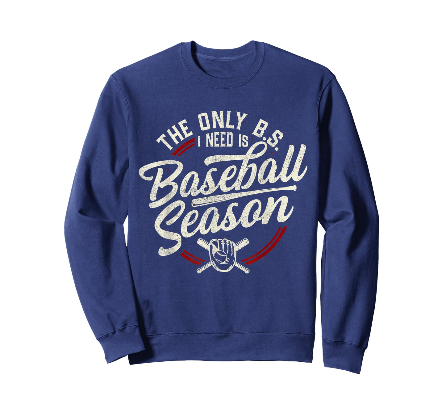 The Only BS I Need is Baseball Season Funny Vintage Baseball T-Shirt