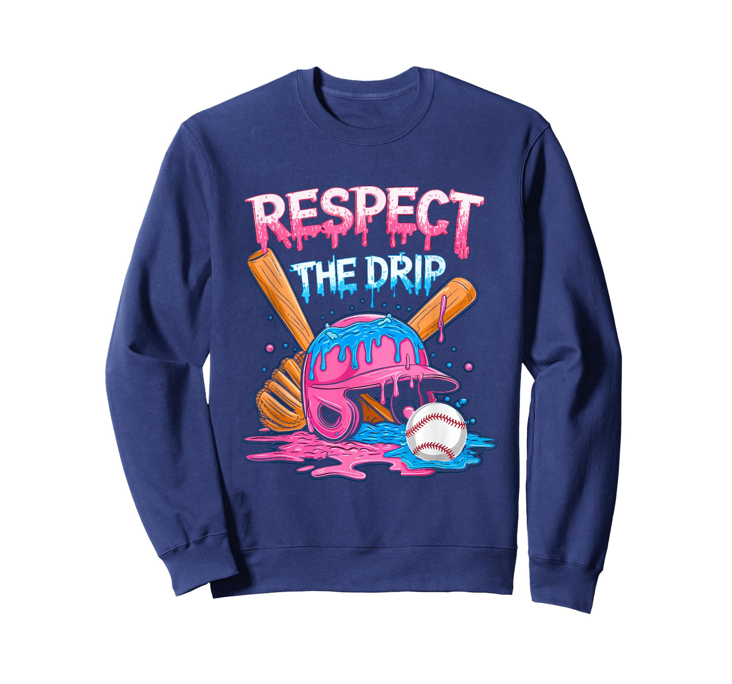 Respect The Drip Baseball Drip Boys Ice Cream Drip Youth T-Shirt