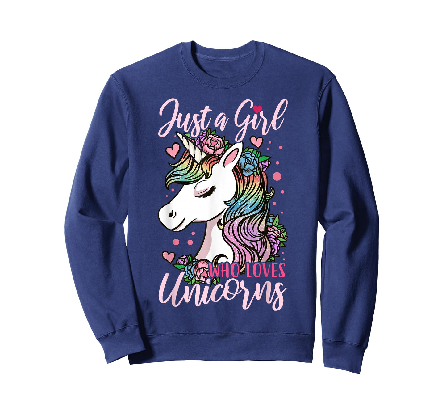 Unicorn Just a Girl Who Loves Unicorns Gift T-Shirt