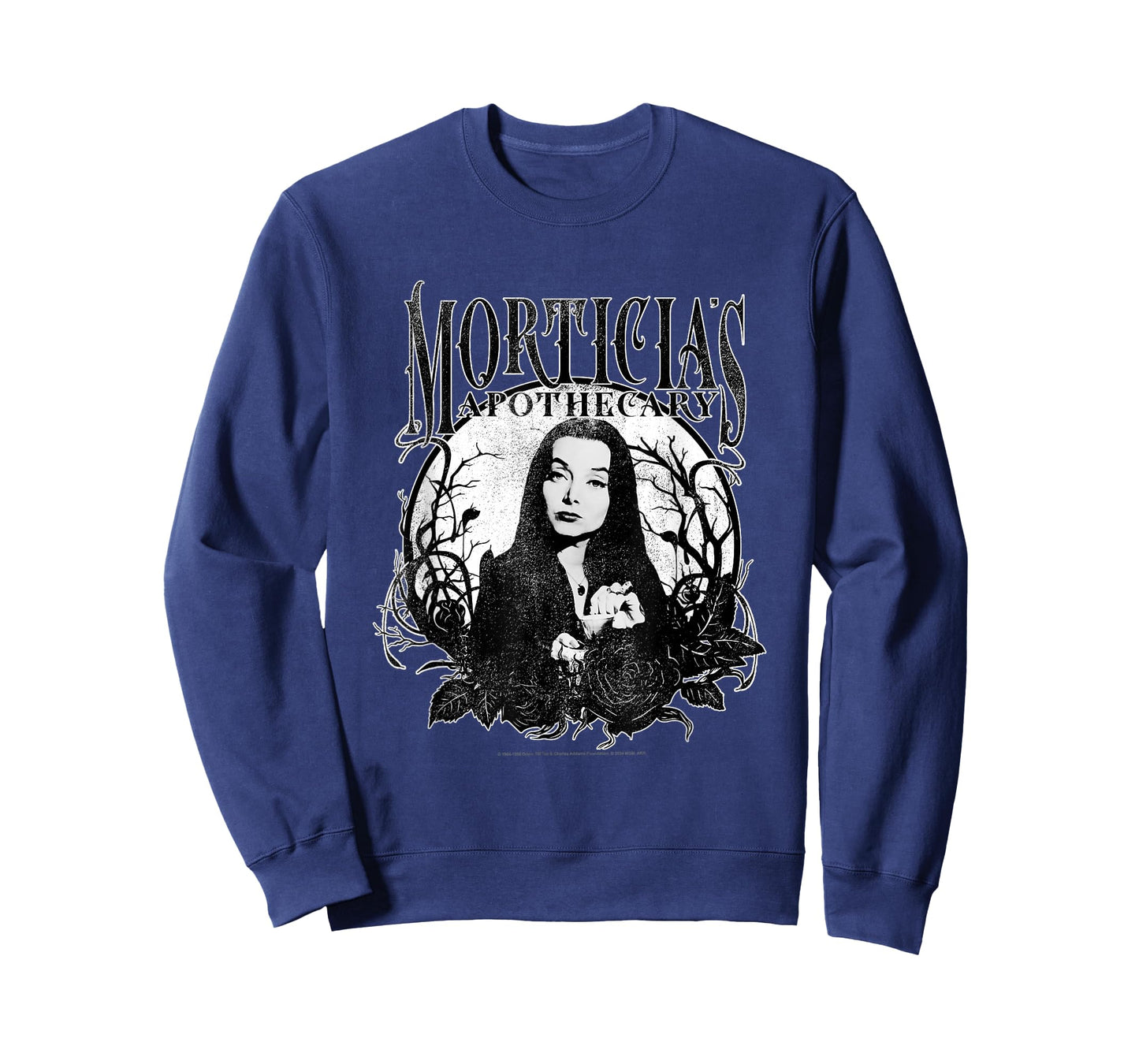 The Addams Family Morticia's Apothecary Dark Gothic Floral T-Shirt