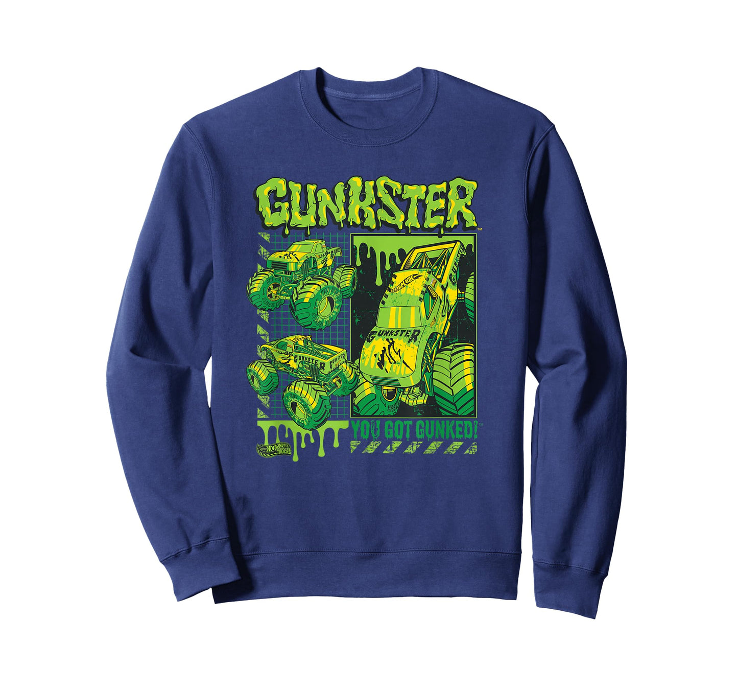 Hot Wheels Monster Trucks - Gunkster Grid T-Shirt