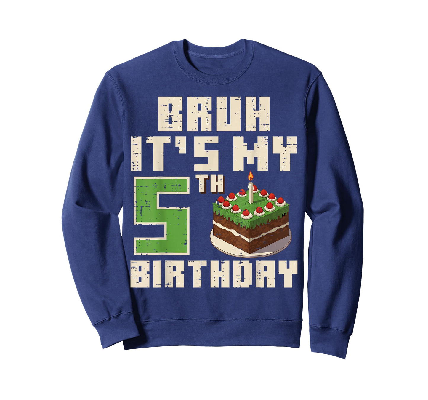 5th Birthday Pixel Gaming 5 Year Old Gamer Bday Boys Kids T-Shirt