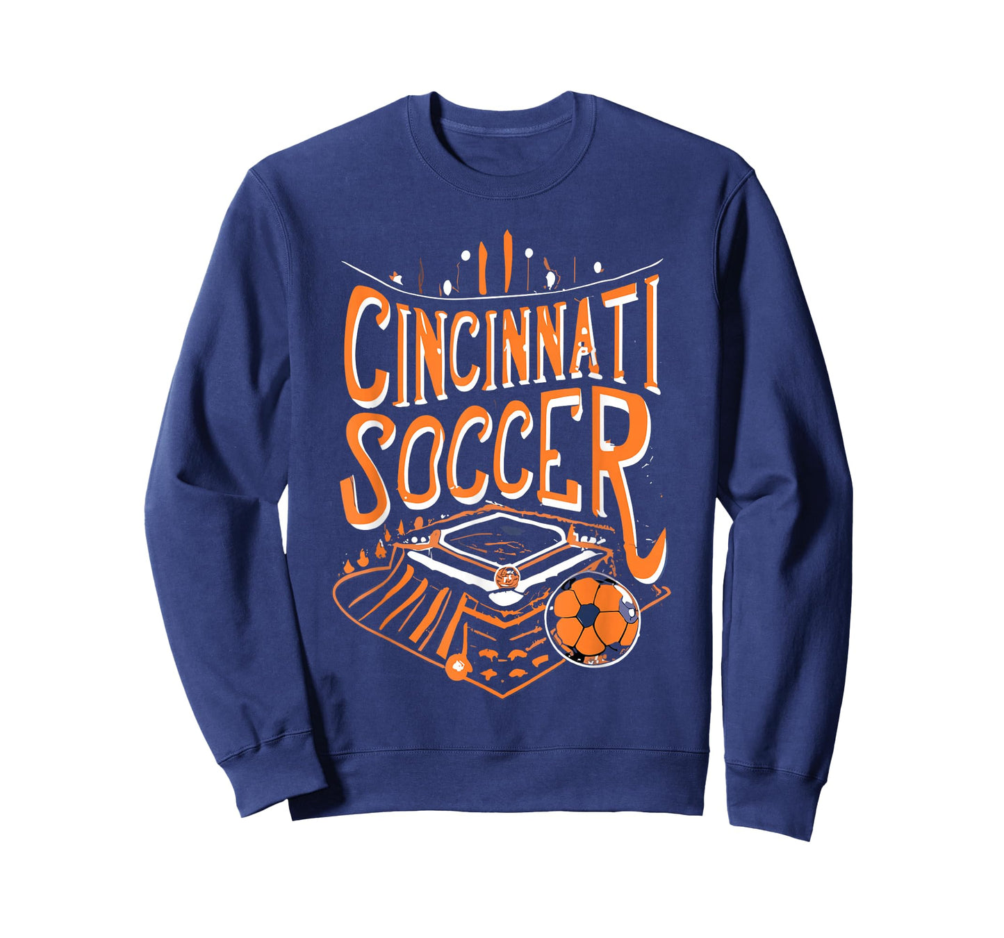 Cincinnati Soccer Cincy Futbol Cool 'NATI Skyline T-Shirt