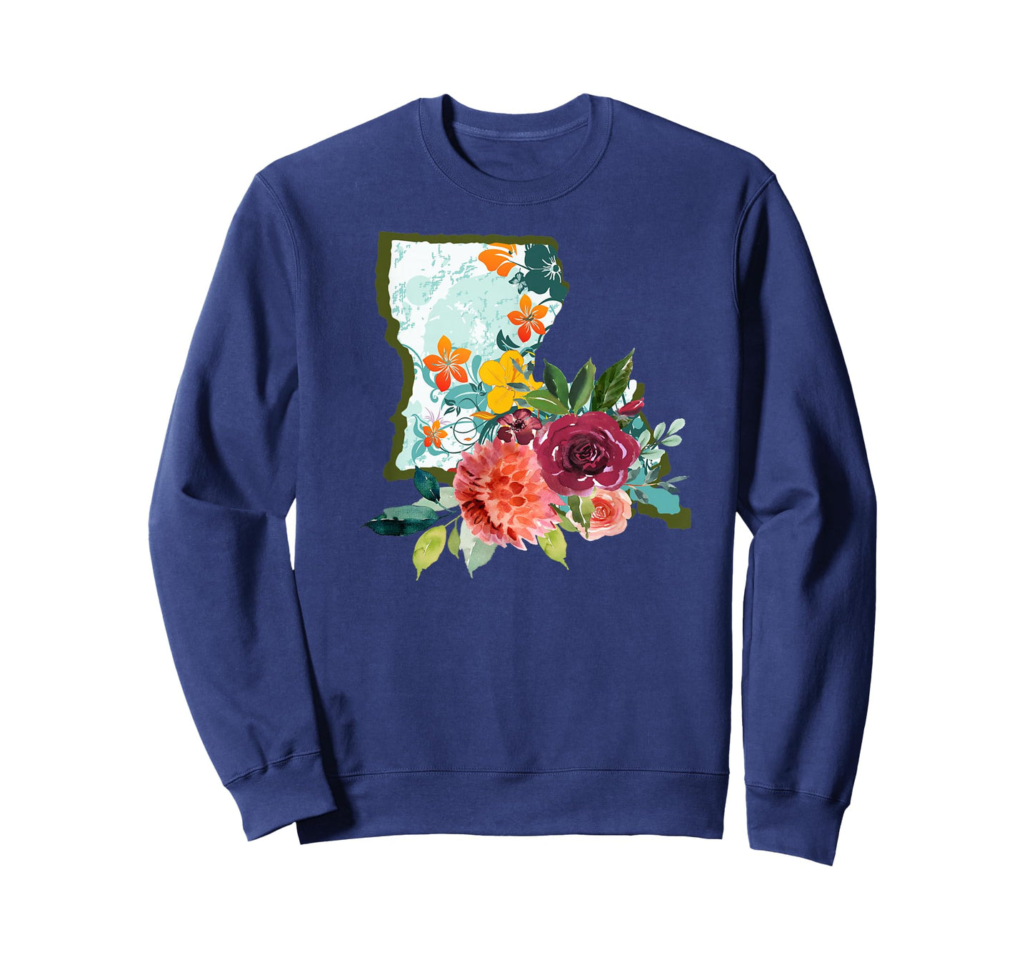 Louisiana Watercolor Flower T-Shirt