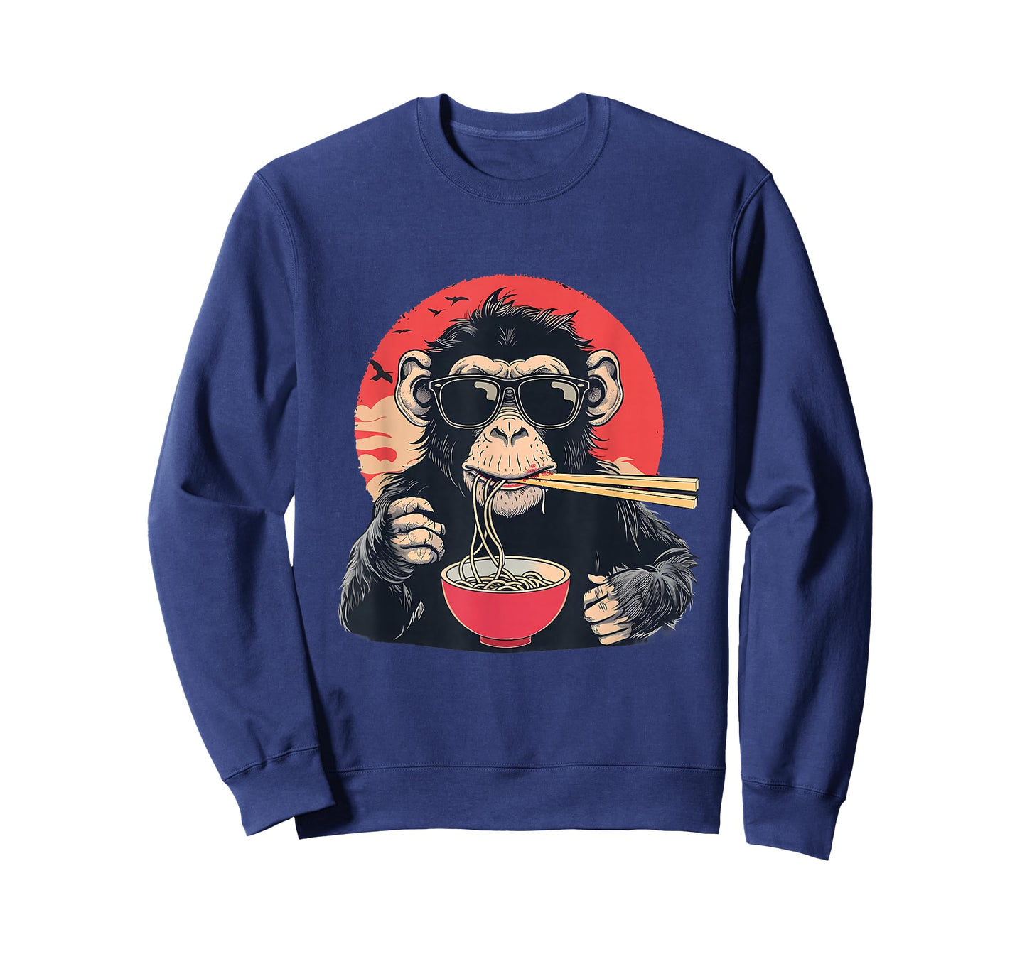 Monkey Eating Ramen Monkey Eating Ramen Japanese Noodles T-Shirt