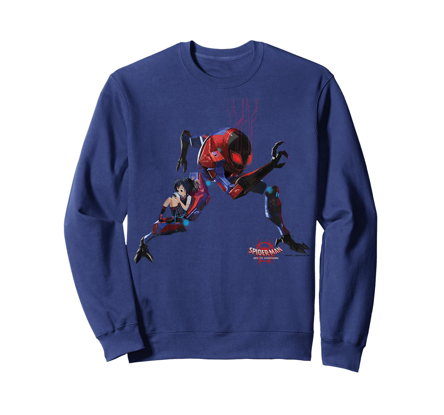 Marvel Spider-Man Spiderverse Peni Robot Graphic T-Shirt T-Shirt