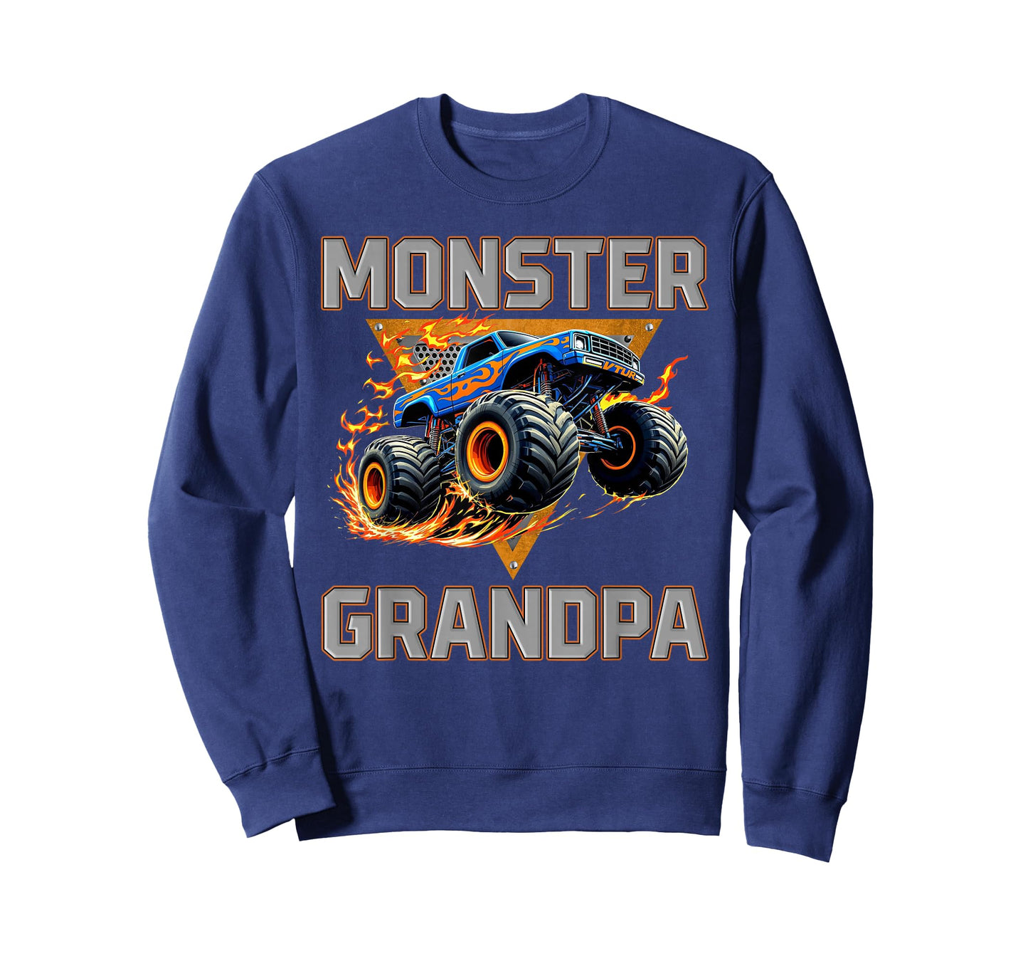 Monster Truck Grandpa Family Matching Monster Truck Lovers T-Shirt