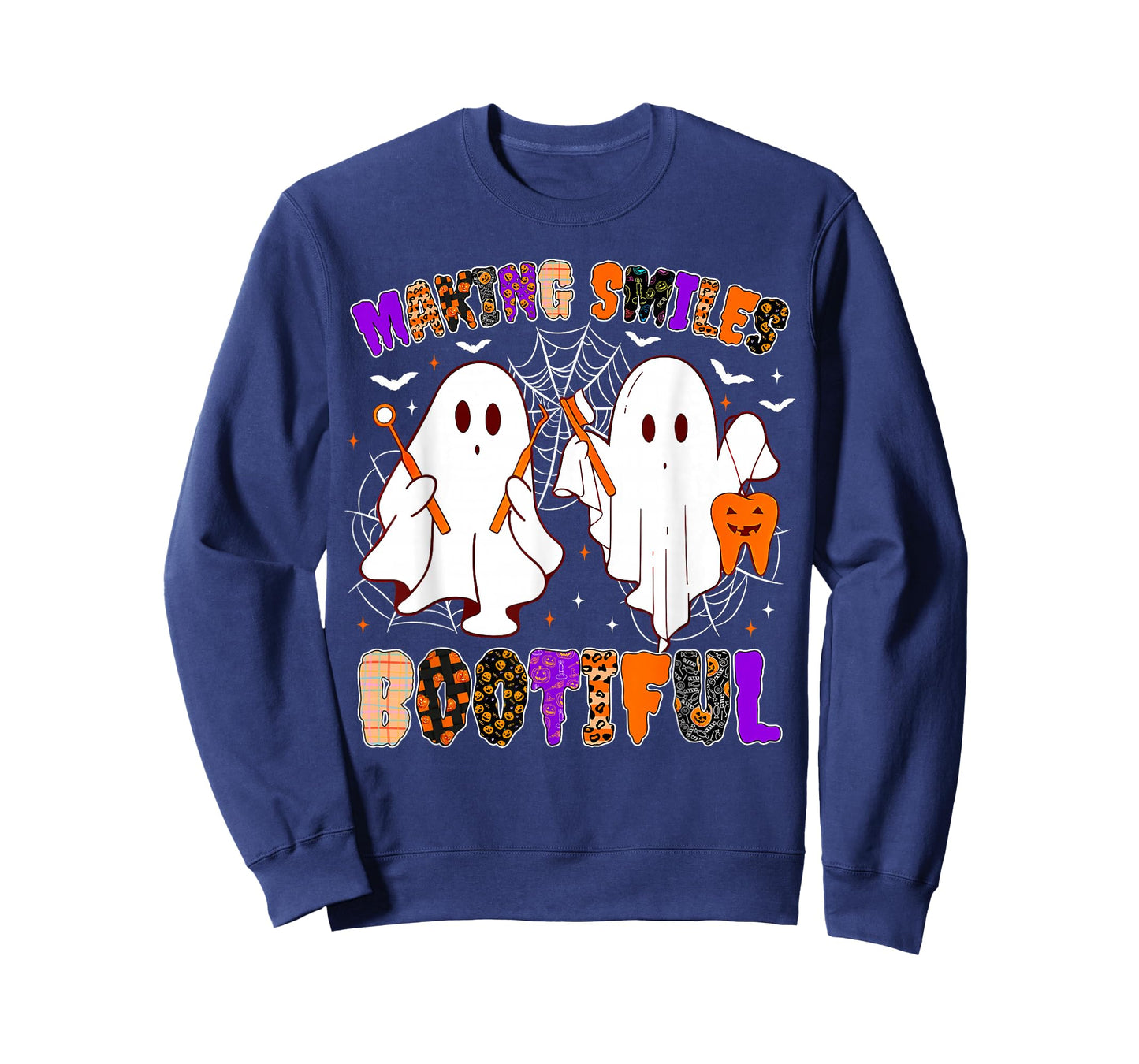 Making Smiles Bootiful Funny Ghost Dentist Halloween Dental T-Shirt