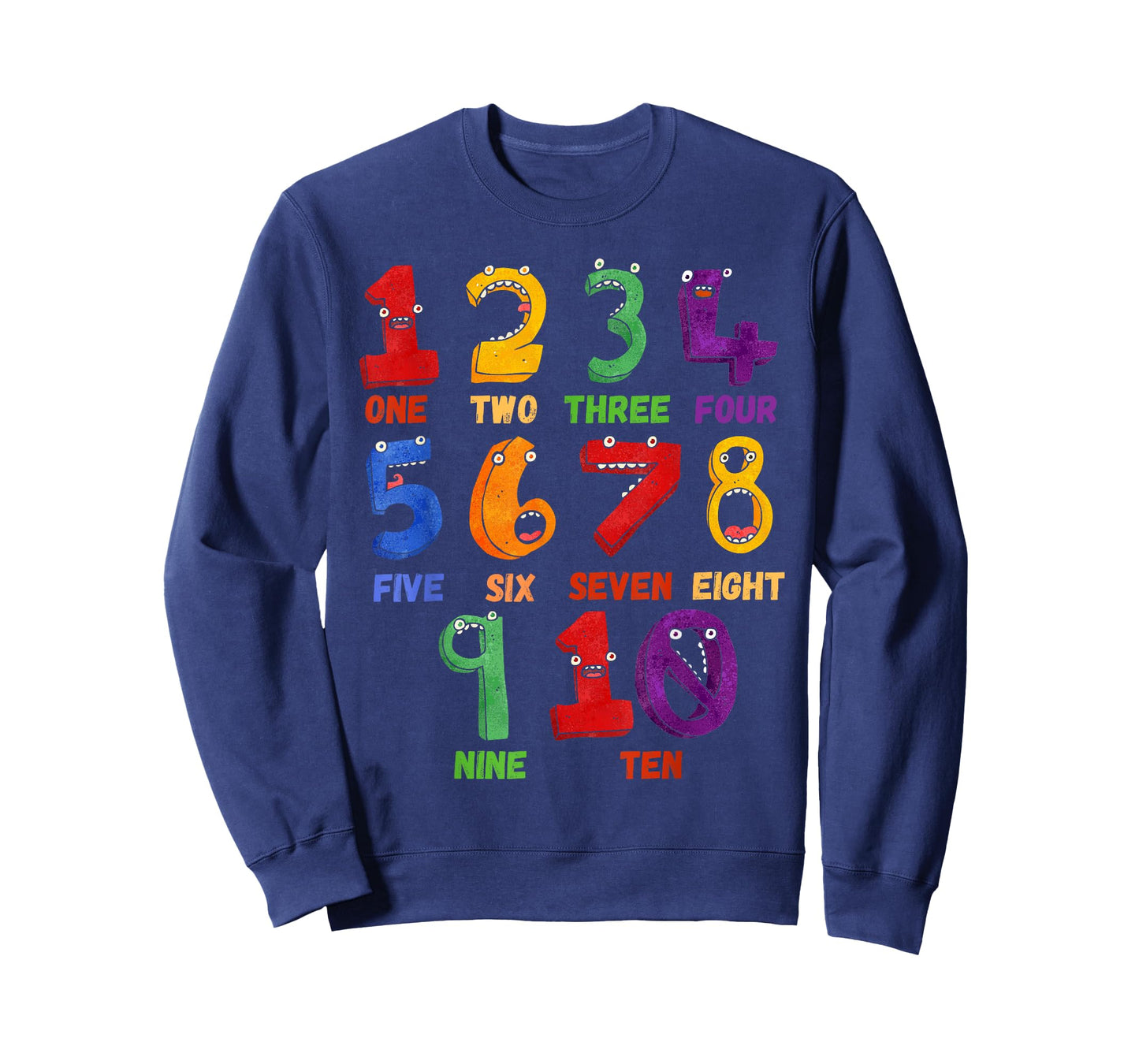 Learning Math Numbers Counting Funny Back to School Teacher T-Shirt for Men Women Girls Kids