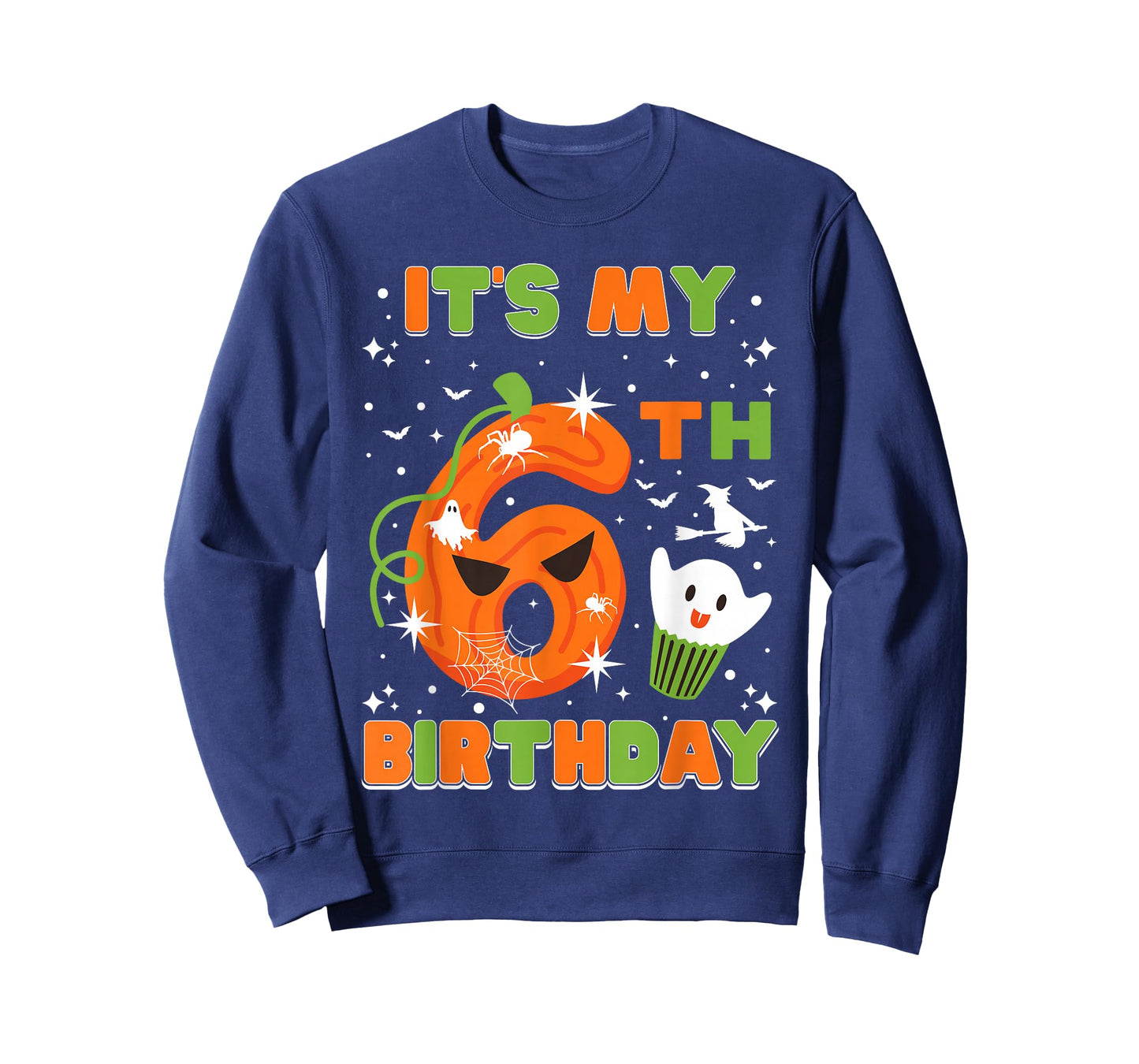 It's My 6th Birthday Halloween 6 Years Old Kids Girls Boys T-Shirt