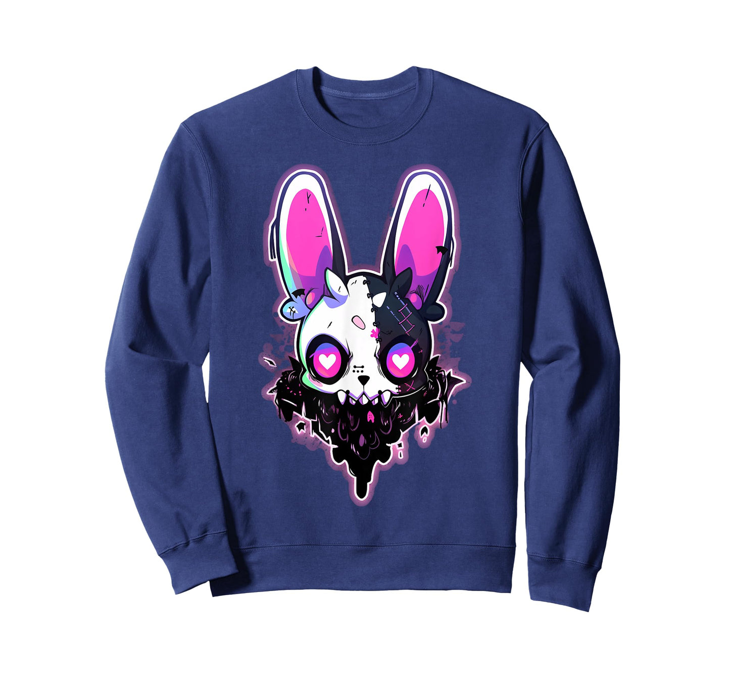 Kawaii Rabbit Cute Goth Bunny E-Girl Gothic Outfit Grunge T-Shirt