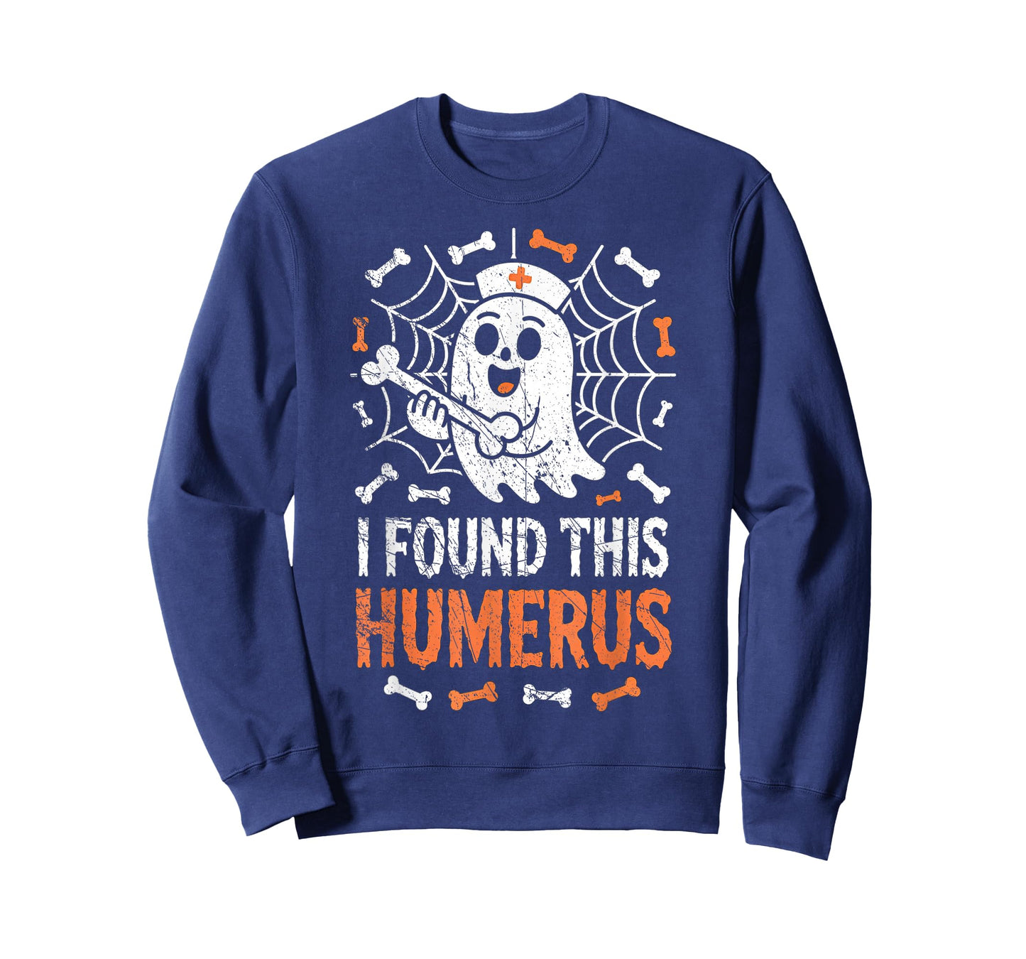 Nurses I Found This Humerus Funny Ghost Nurse Halloween T-Shirt