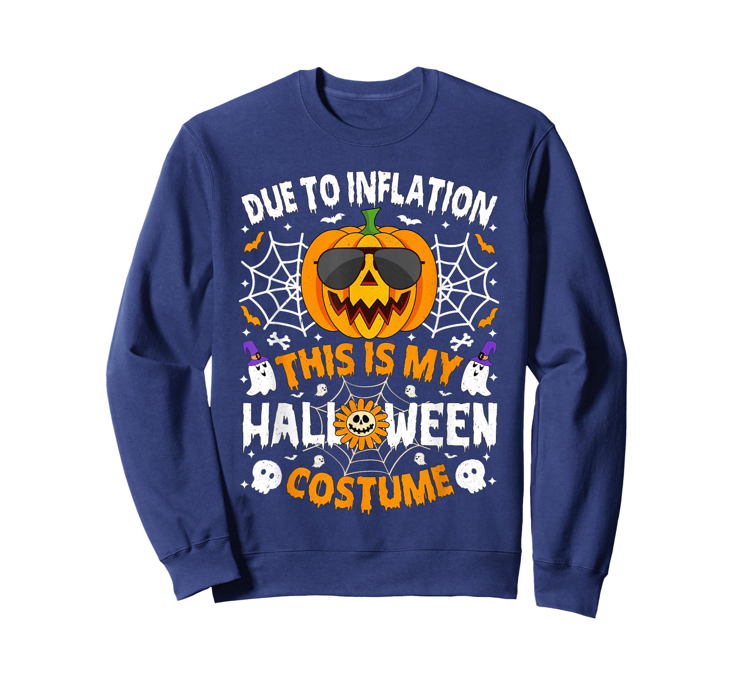 Due to Inflation This is My Halloween Costume Fun Men Women T-Shirt