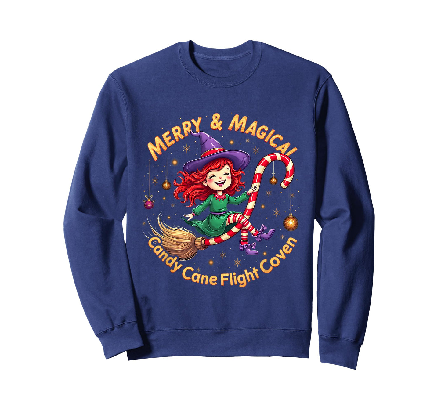 Candy Cane Happy Yule Winter Solstice Merry & Magical T-Shirt