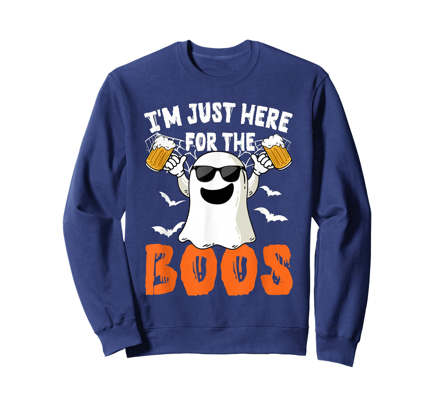 I'm Just Here For The Boos Cute Ghost Halloween Costume T-Shirt