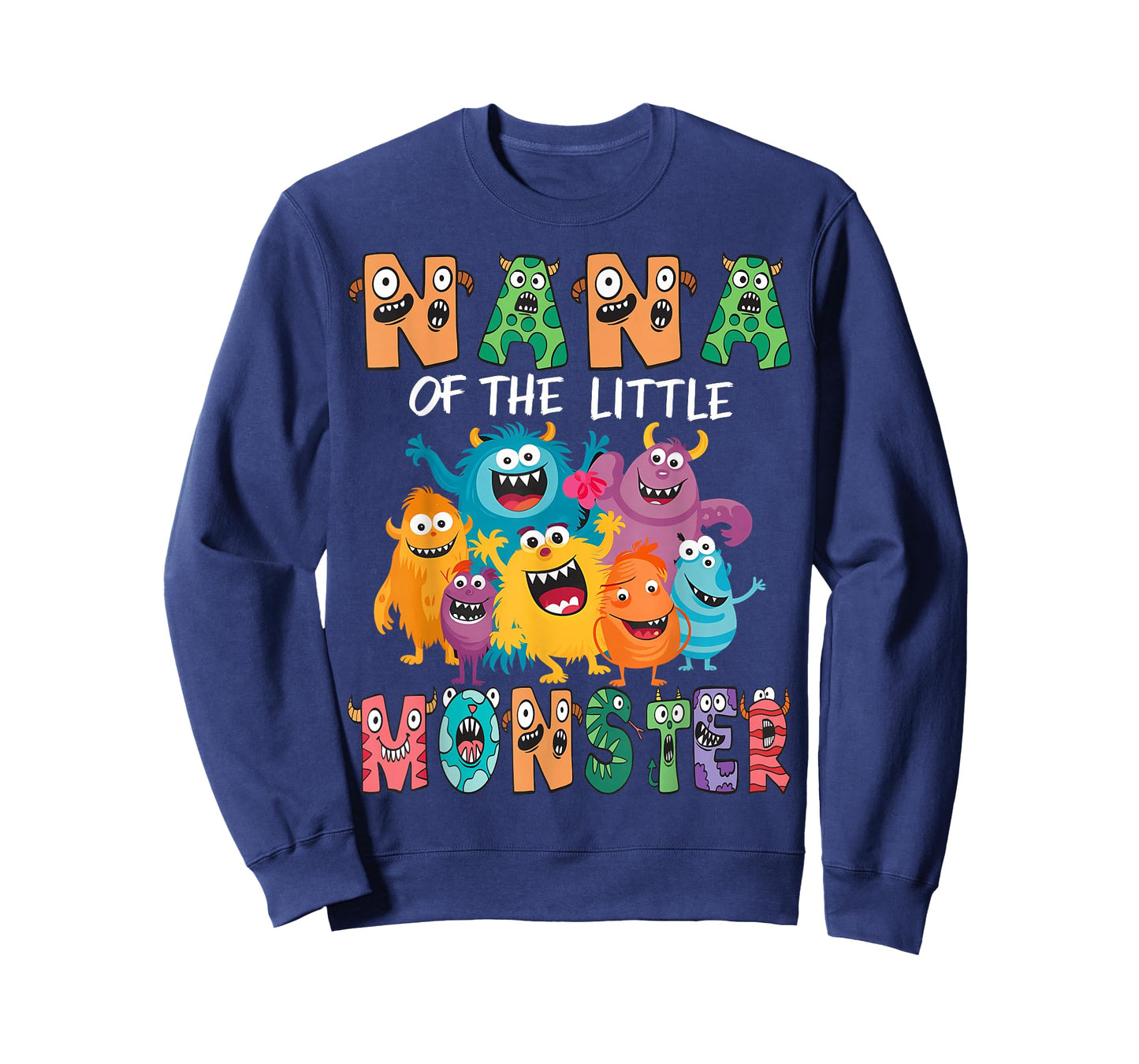 Nana Of The Little Monster Kids 1St Birthday Party T-Shirt