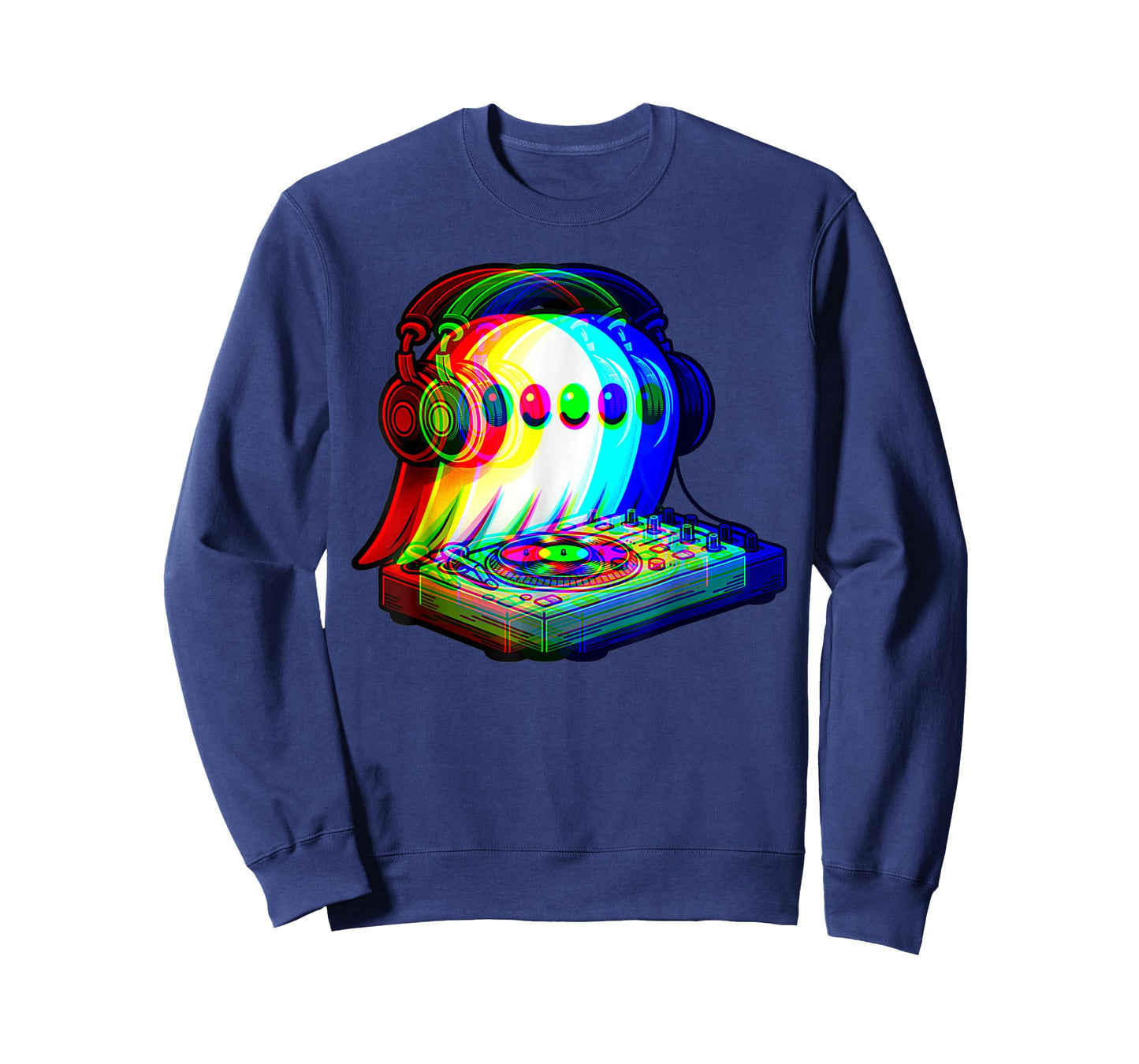 house music ghost Halloween Techno Rave Halloween Party T-Shirt
