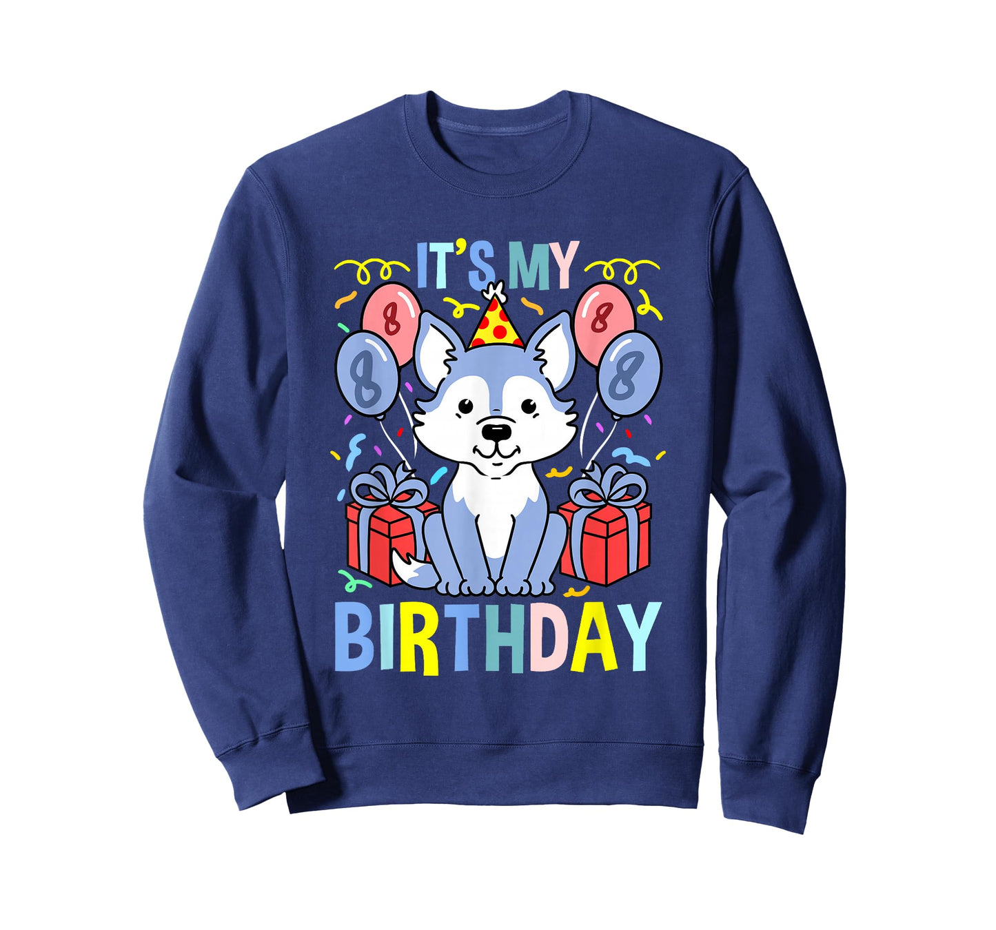 Its My 8th Birthday Wolf T-Shirt