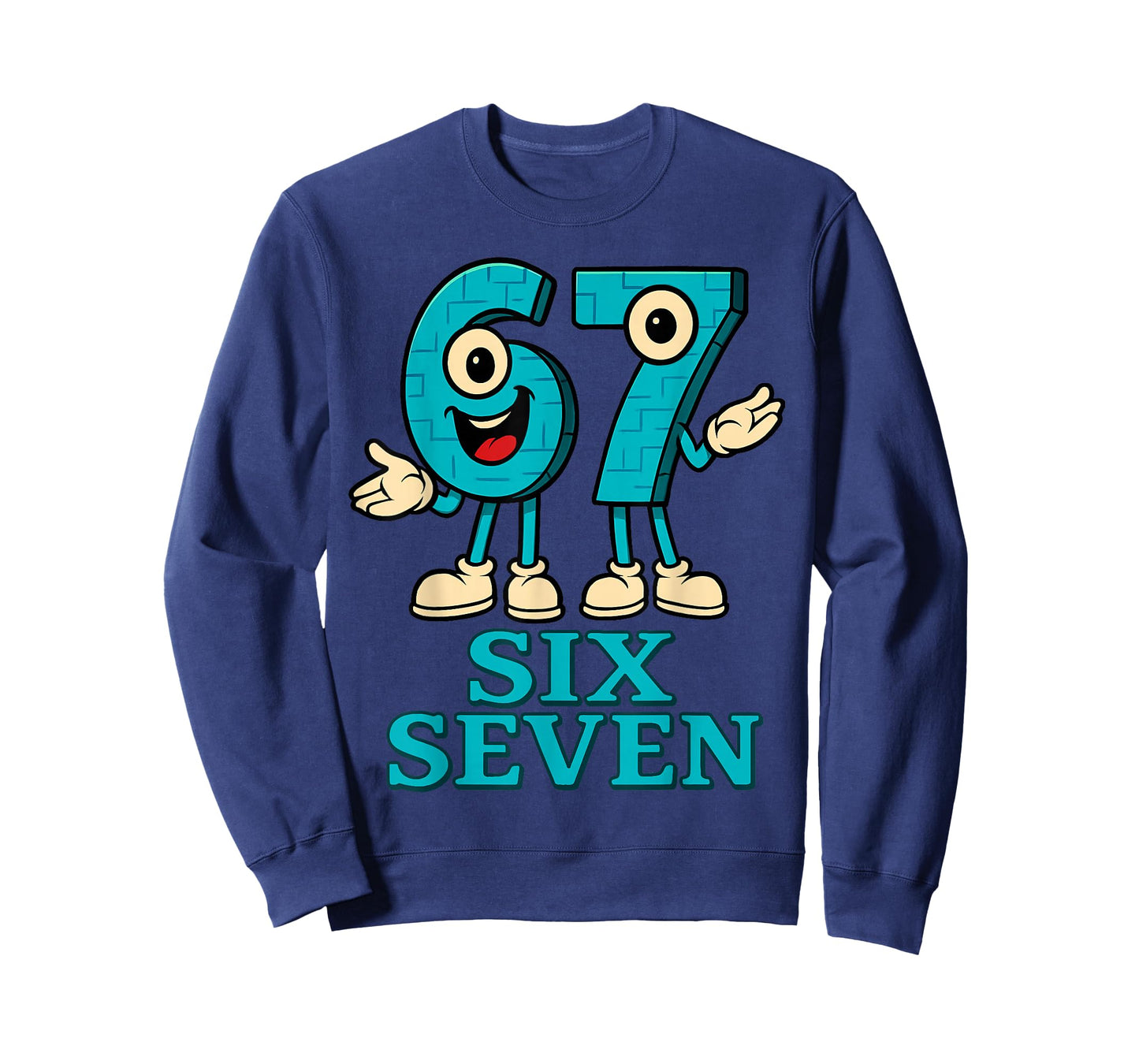 67 Six Seven 6-7 - Funny Italian Brainrot Kids Gaming Meme T-Shirt