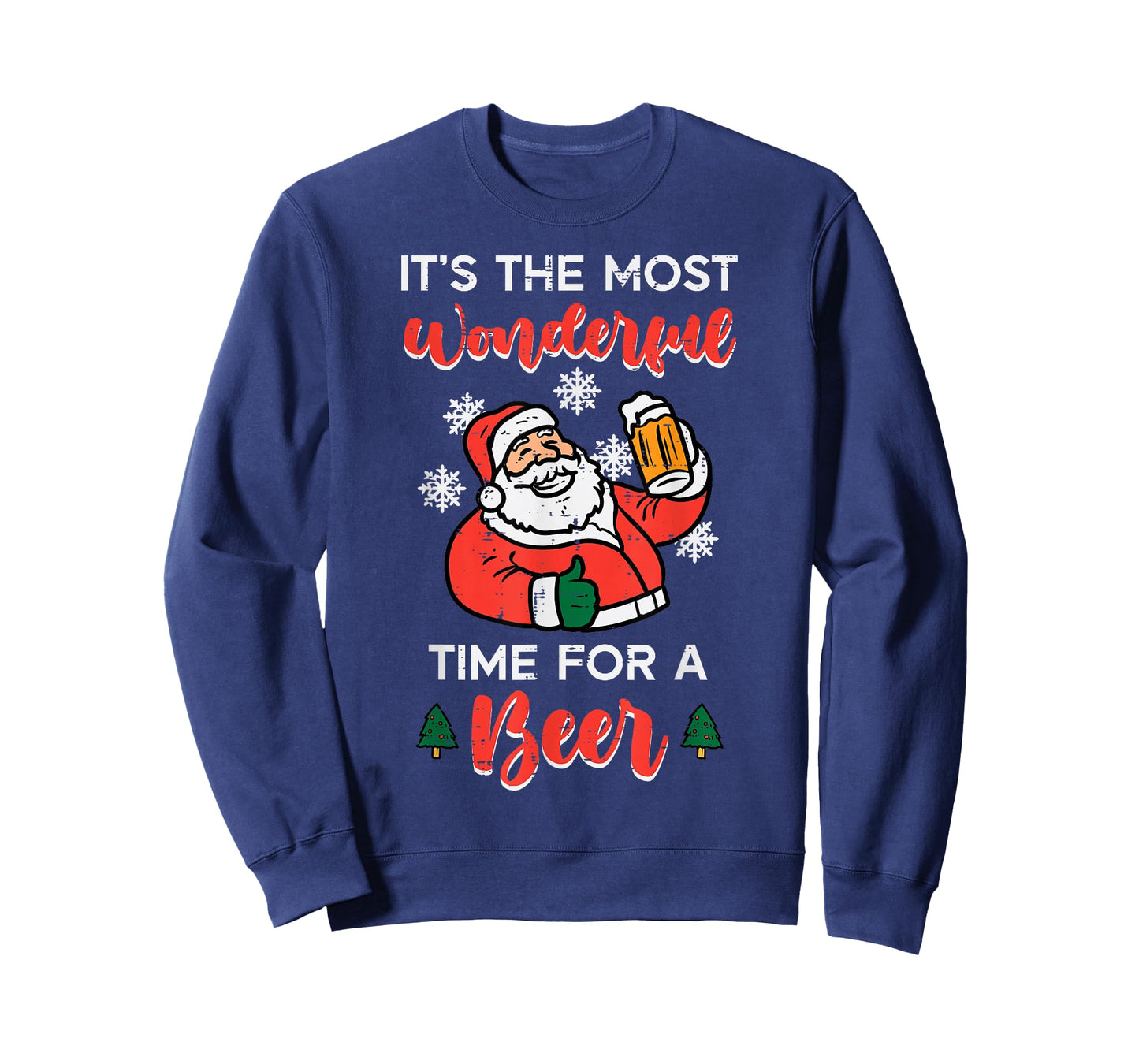 Christmas Most Wonderful Time for Funny Santa Xmas Dad Men T-Shirt