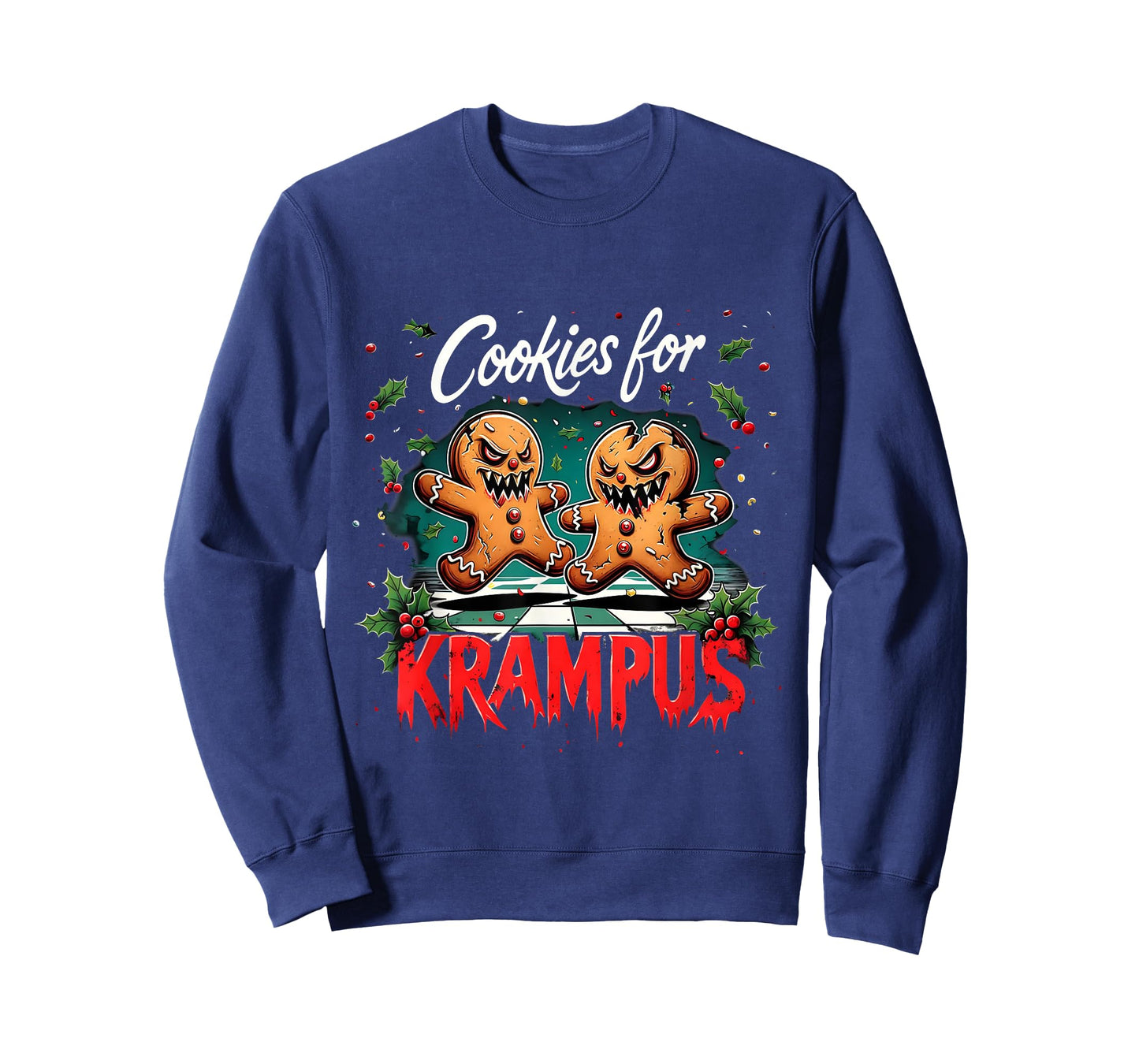 Cookies for Krampus Funny Gothic Christmas T-Shirt