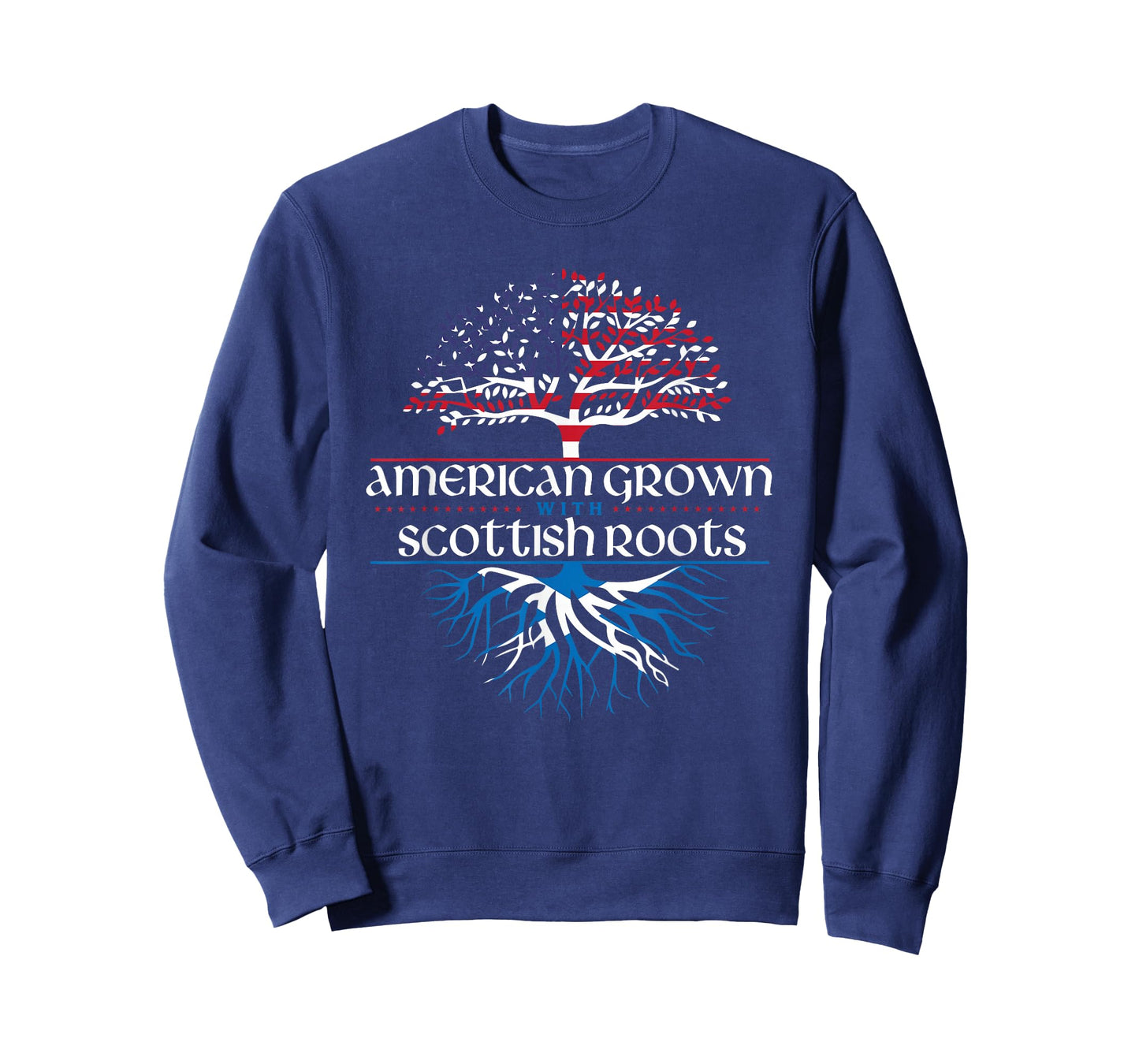 American Grown with Scottish Roots - Scotland Pride Heritage T-Shirt