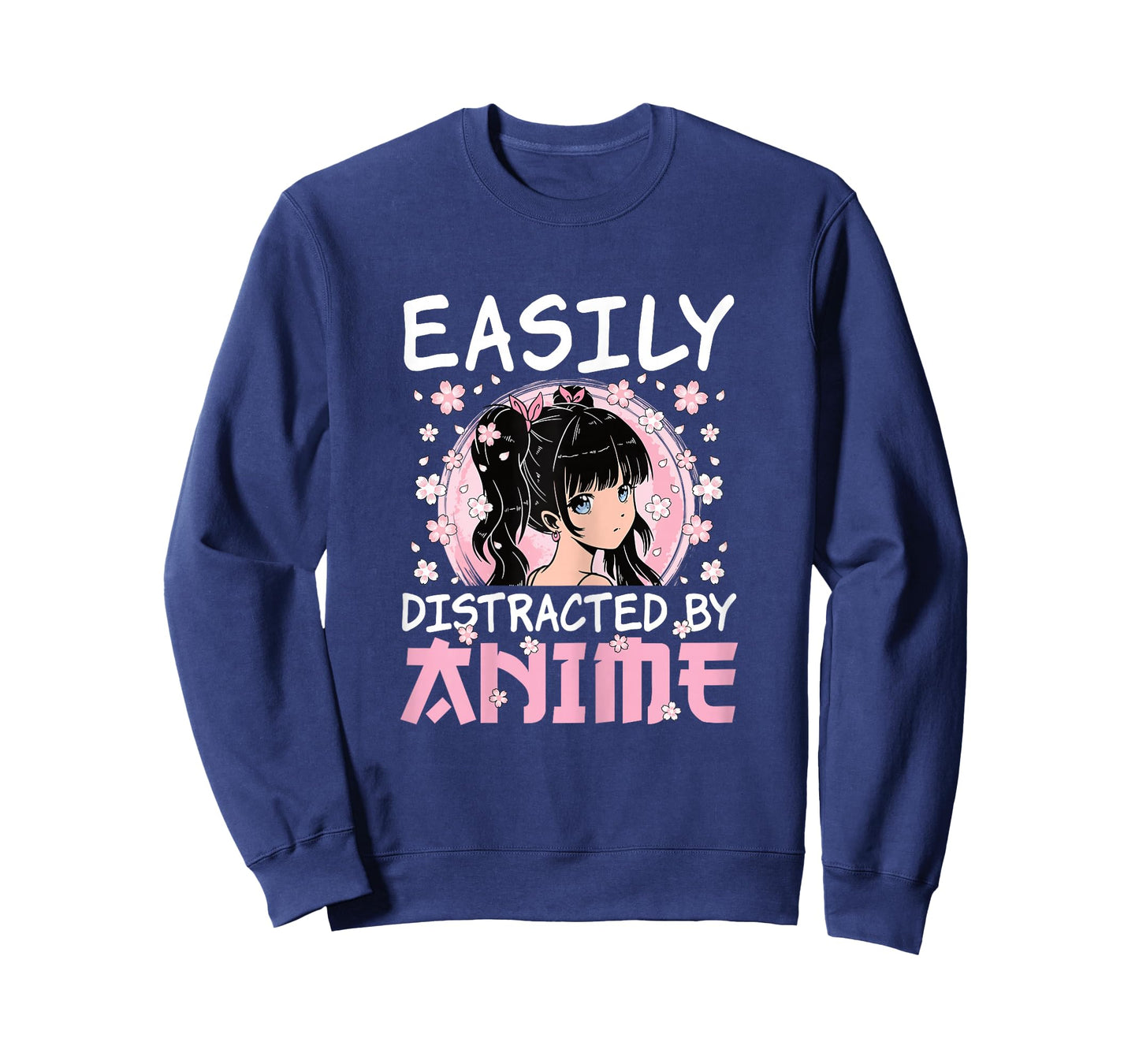 Easily Distracted By Anime Japanese Anime Otaku Women Girls T-Shirt