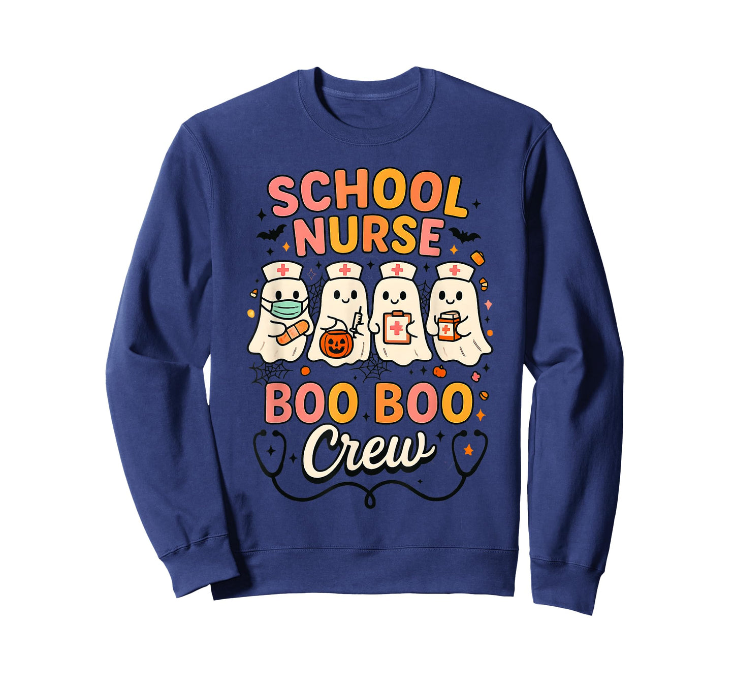 School Nurse Boo Boo Crew Halloween Ghost T-Shirt