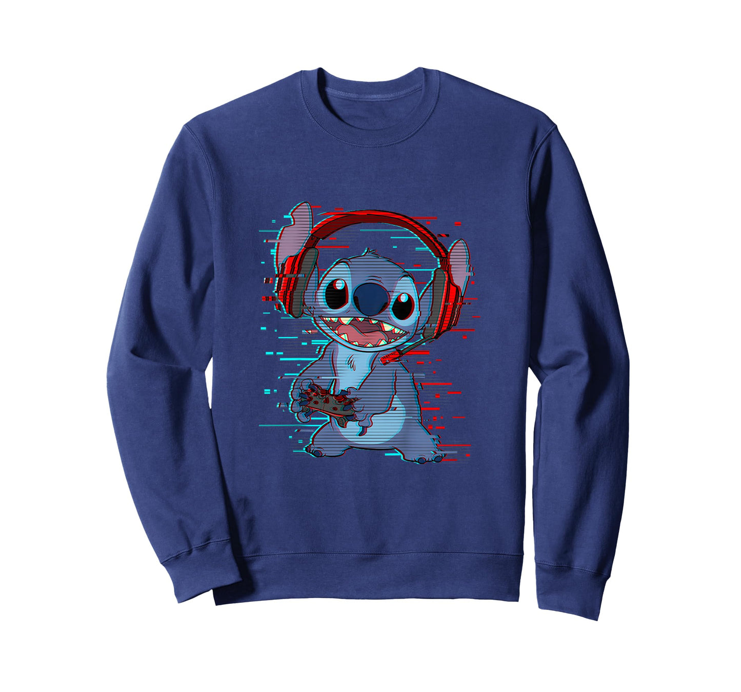 Kids Disney Lilo & Stitch Gamer Glitch Videogame Happy Toddler T-Shirt